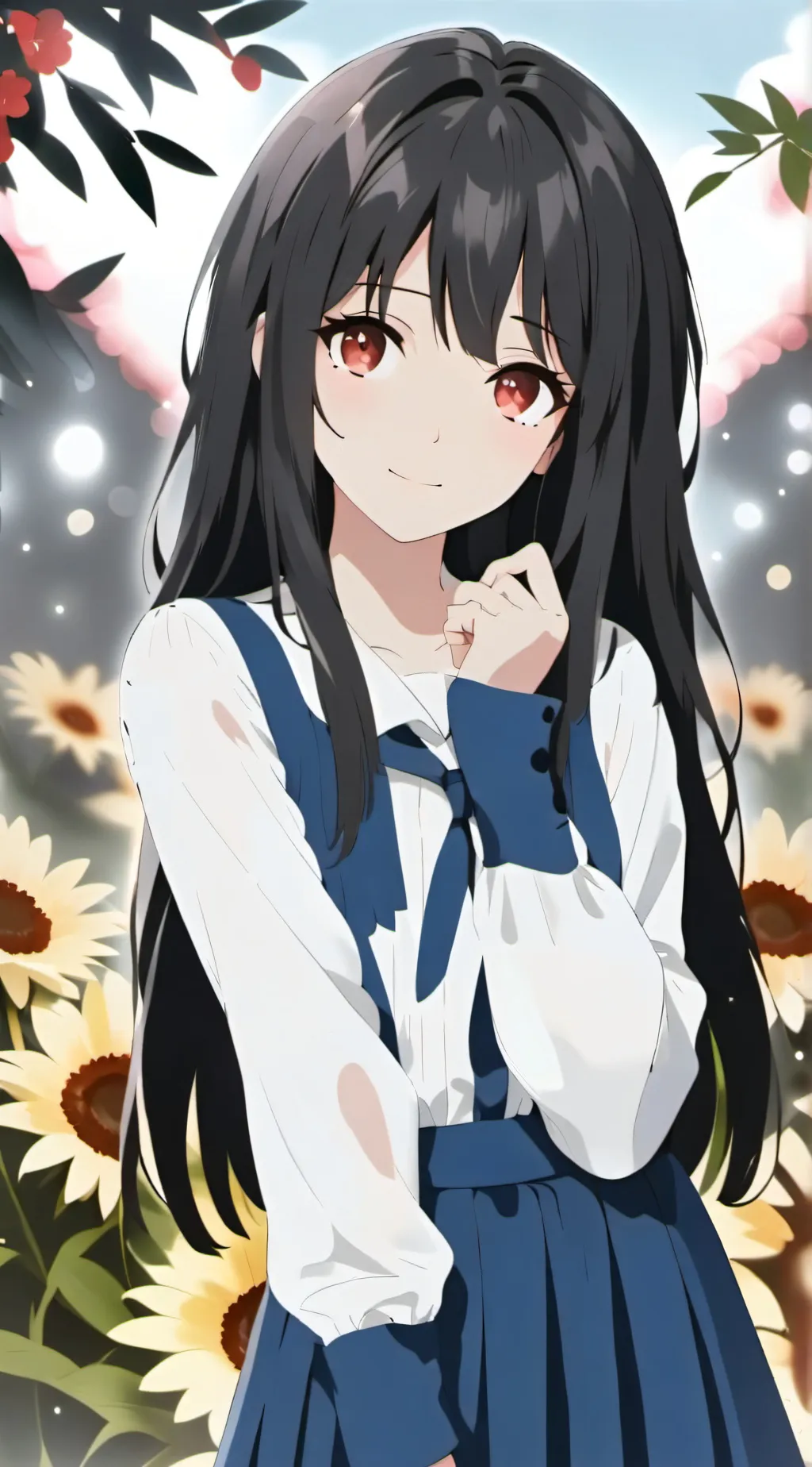 ai character: sky background