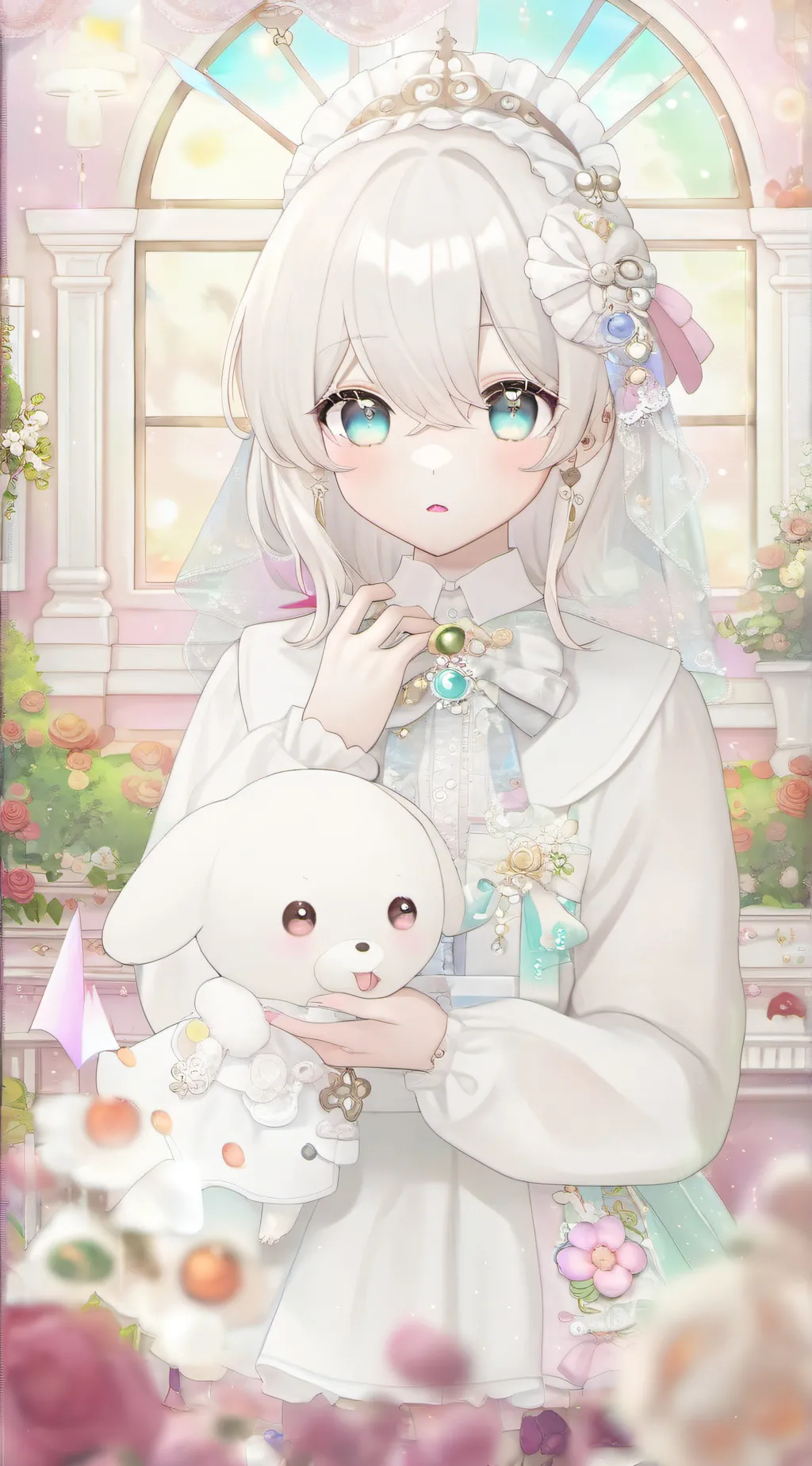 ai character: Luna background