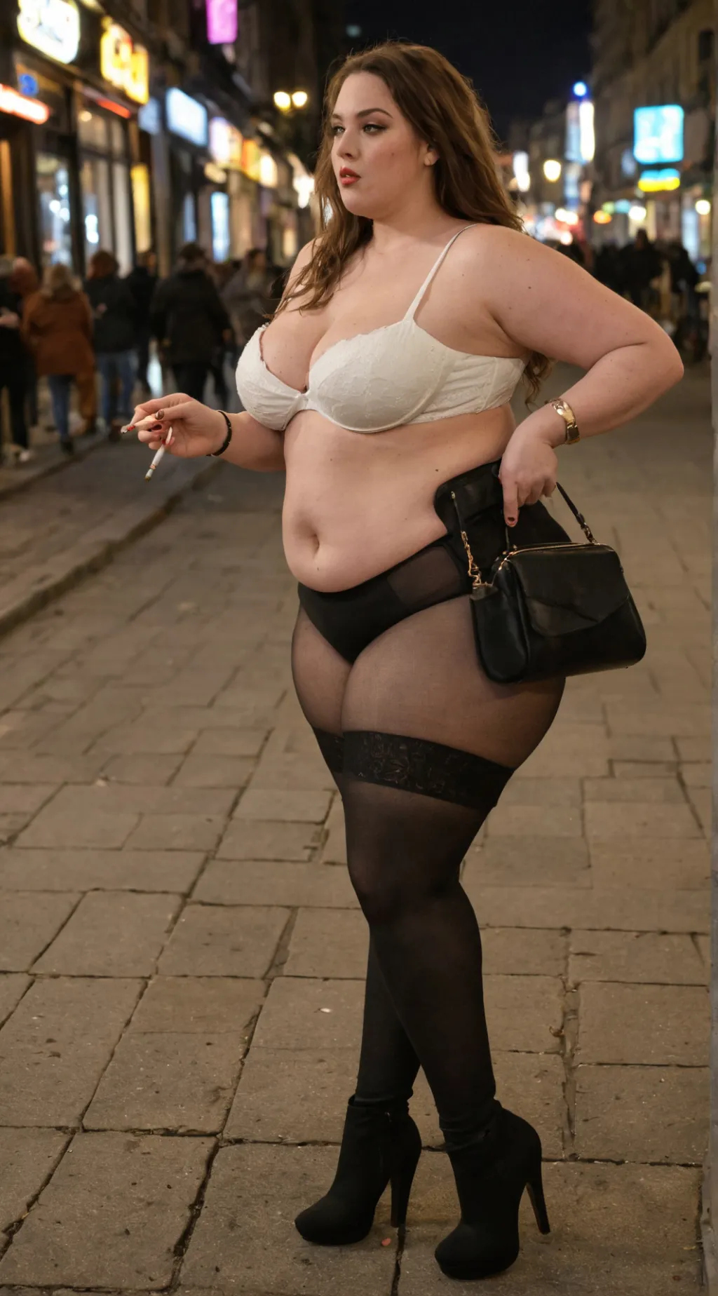 ai character: Amber background