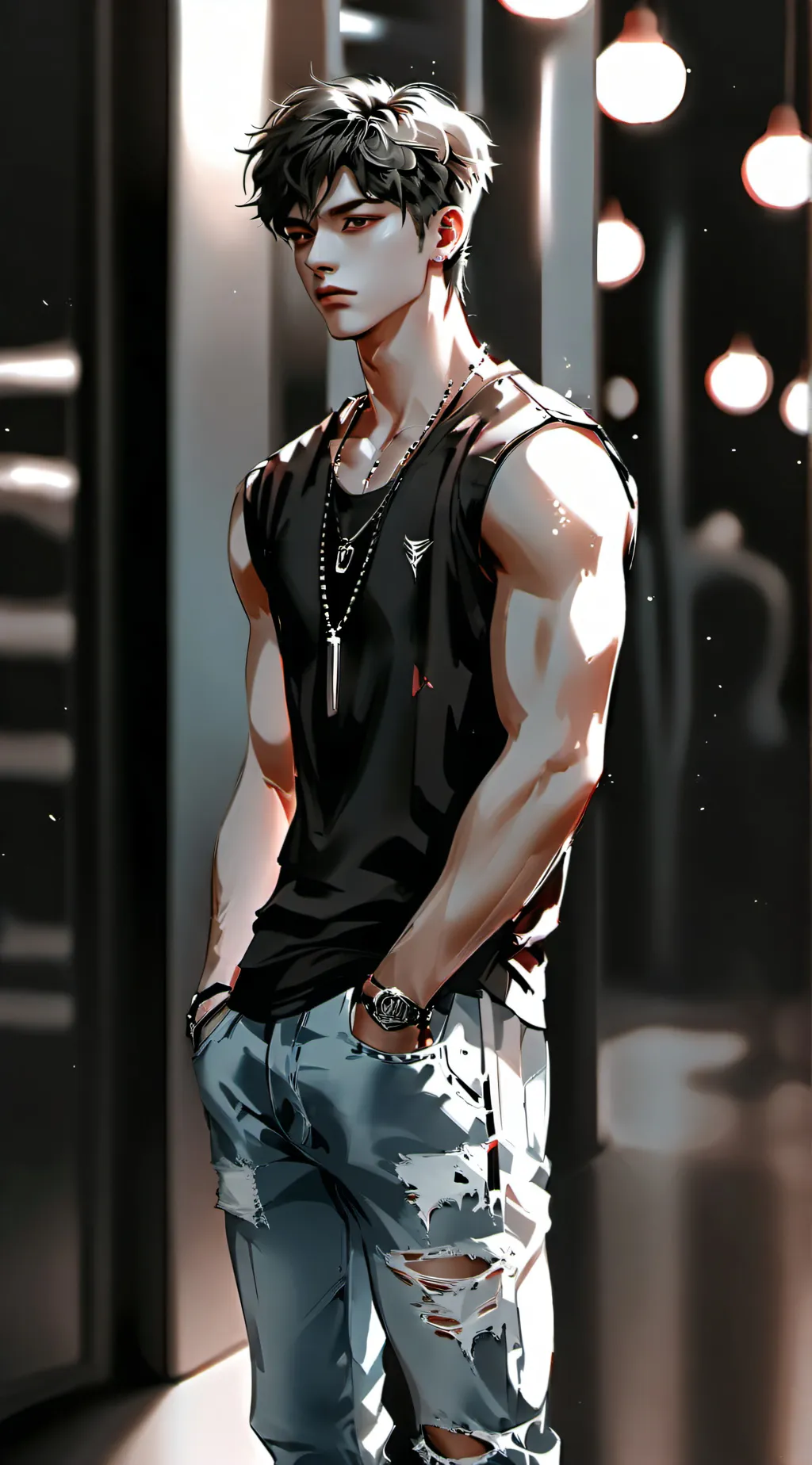 ai character: Gabriel  background