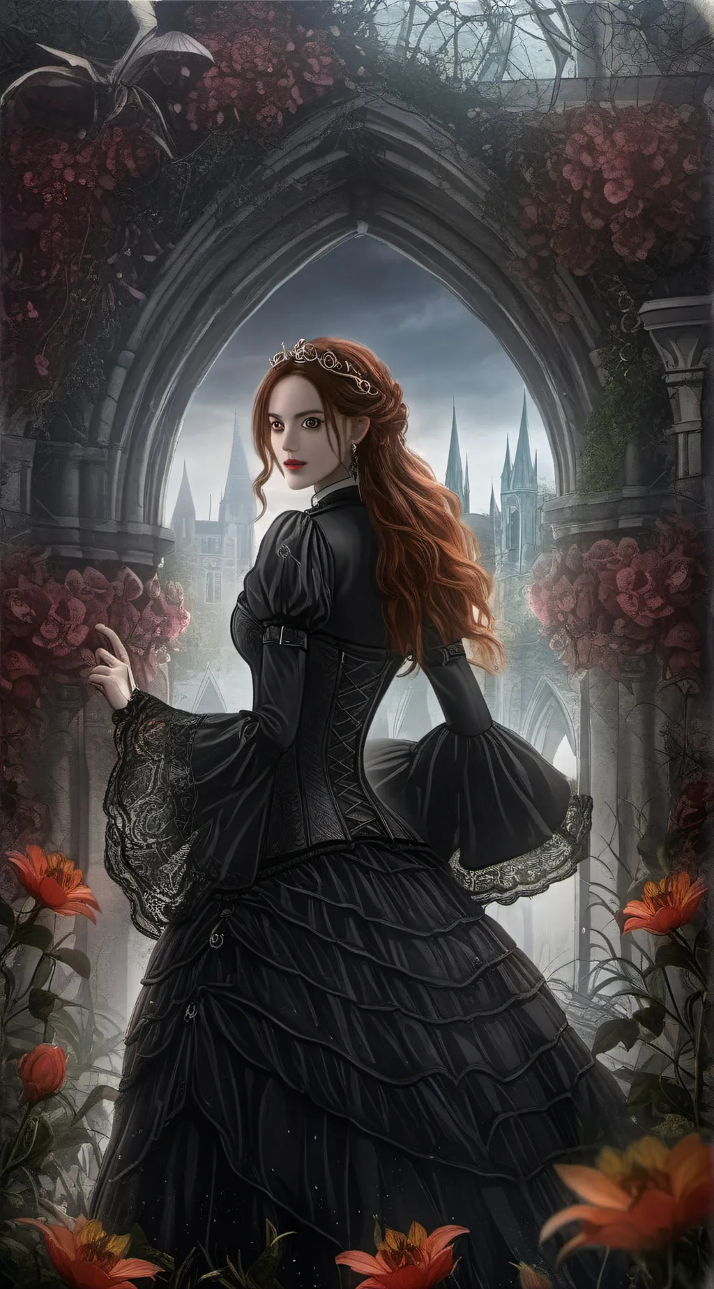 ai character: Demon slayer background