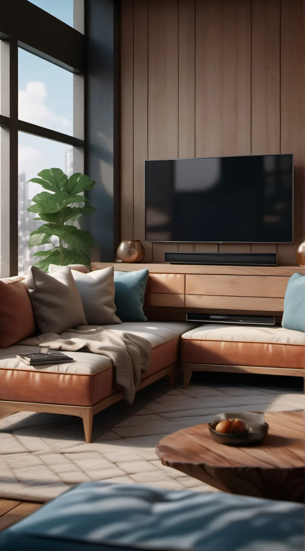 ai character: HH movie night background