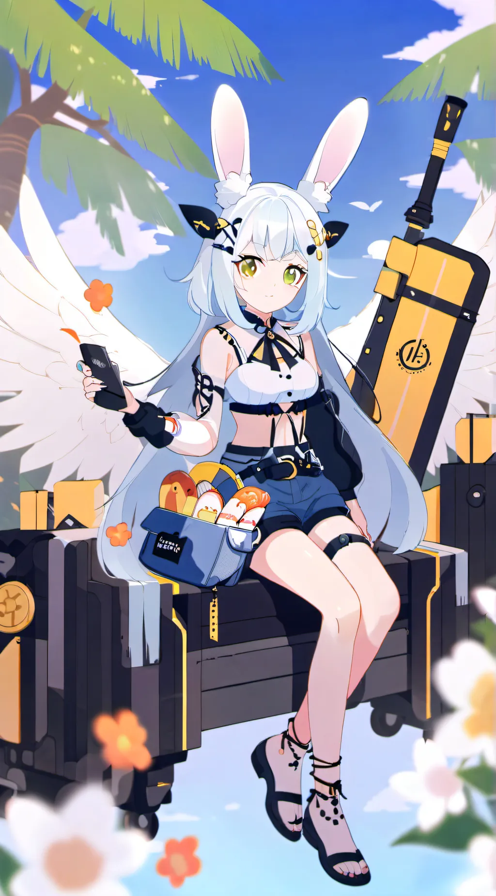 ai character: Abby  background