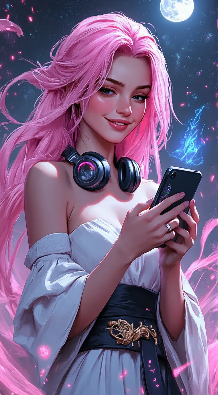 ai character: Angel  background