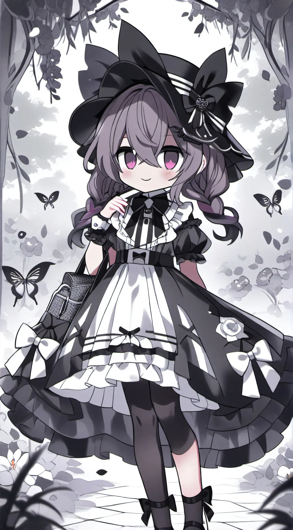 ai character: Danger au ⚠︎ background