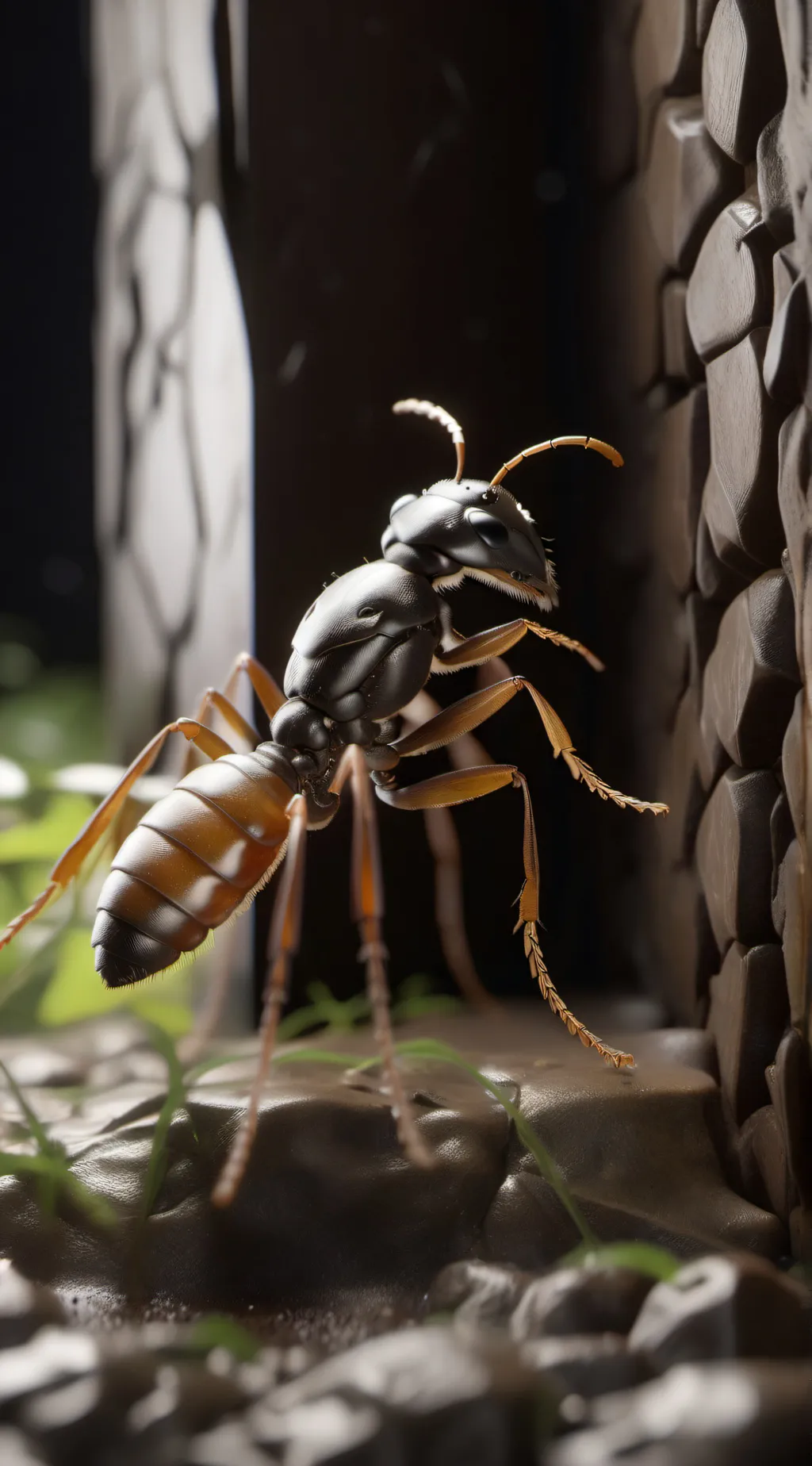 ai character: Ant life background