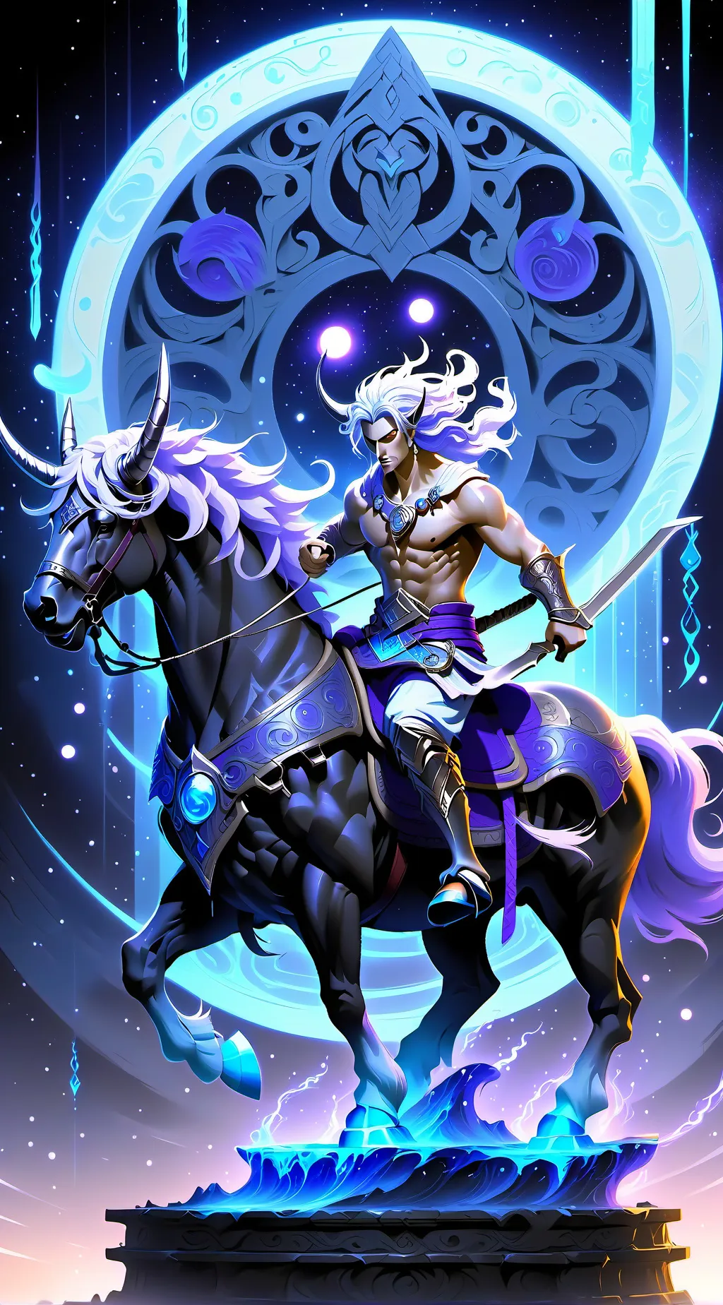 ai character: Celestial Knight background