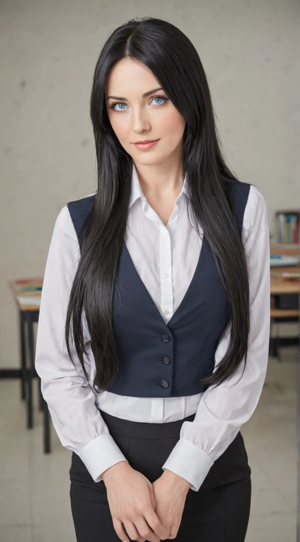 ai character: Miss Fox background