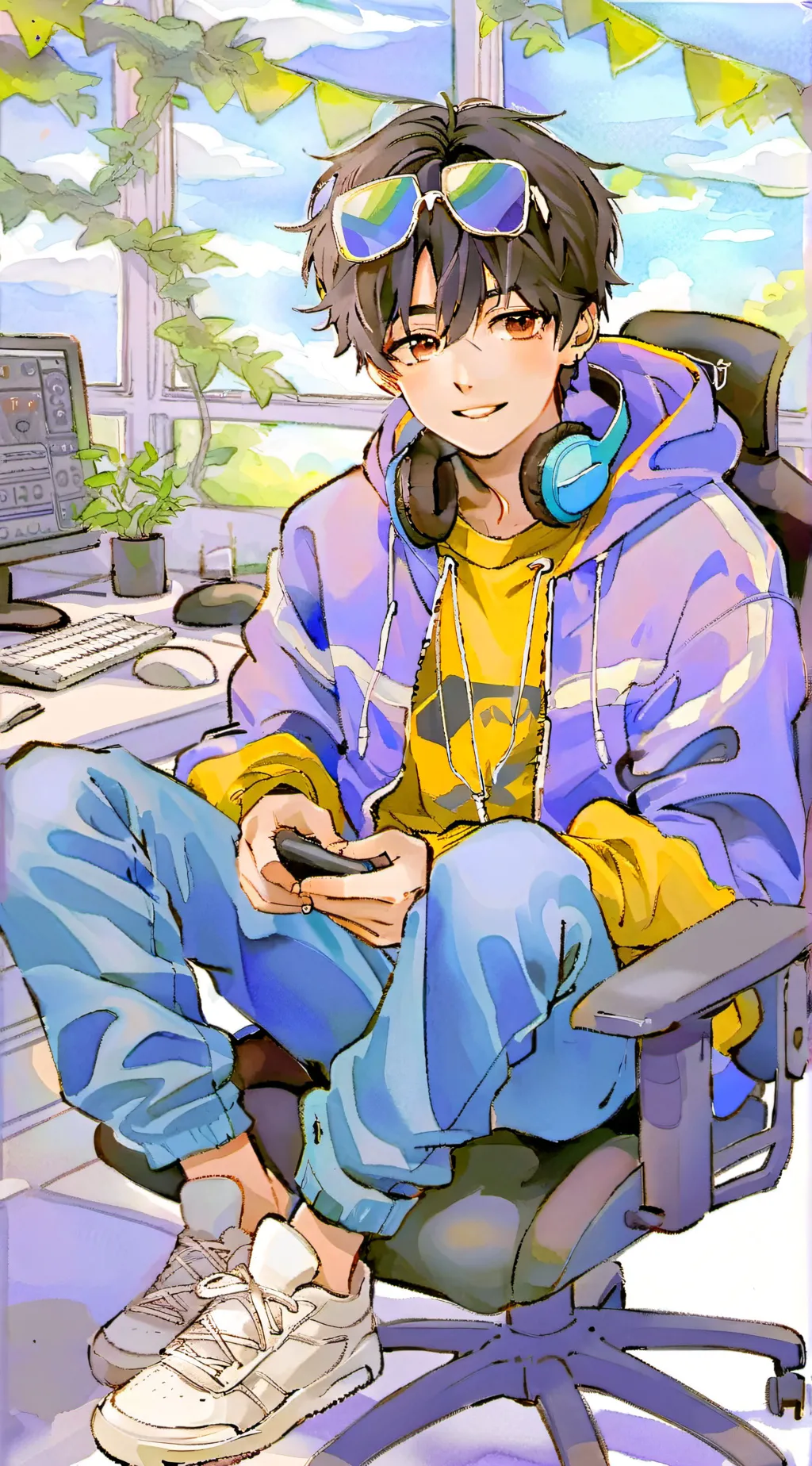 ai character: Hayden background