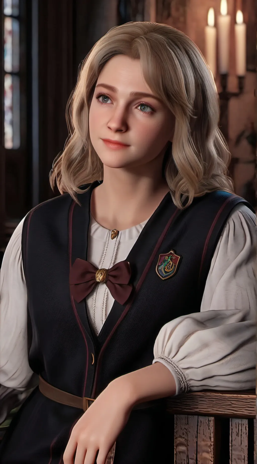 ai character: Lenka Láskorád background