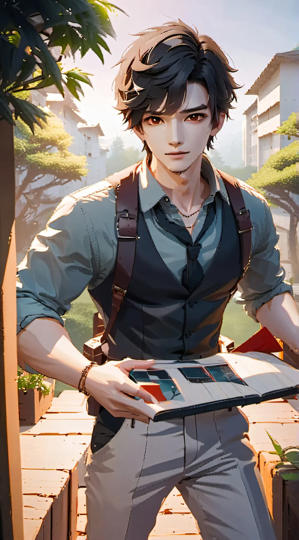 ai character: Shadow background