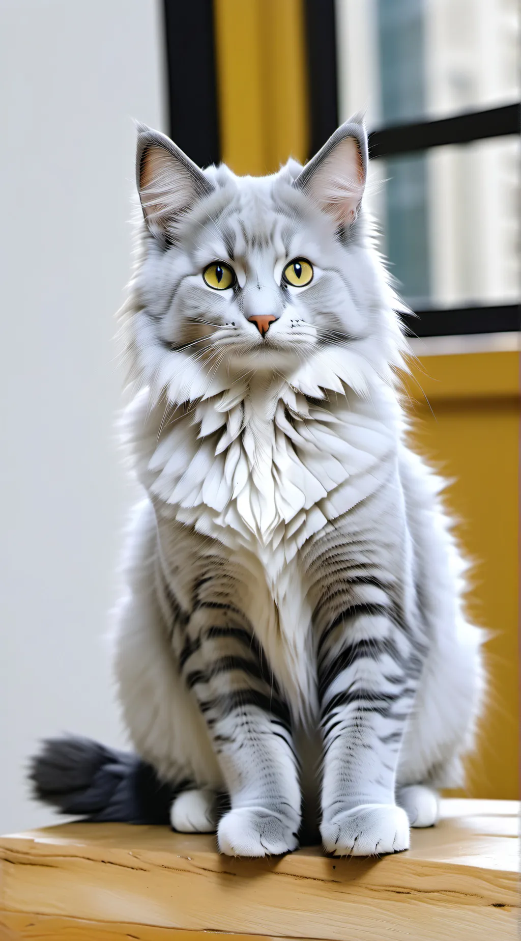 ai character: Xavier thrope cat background