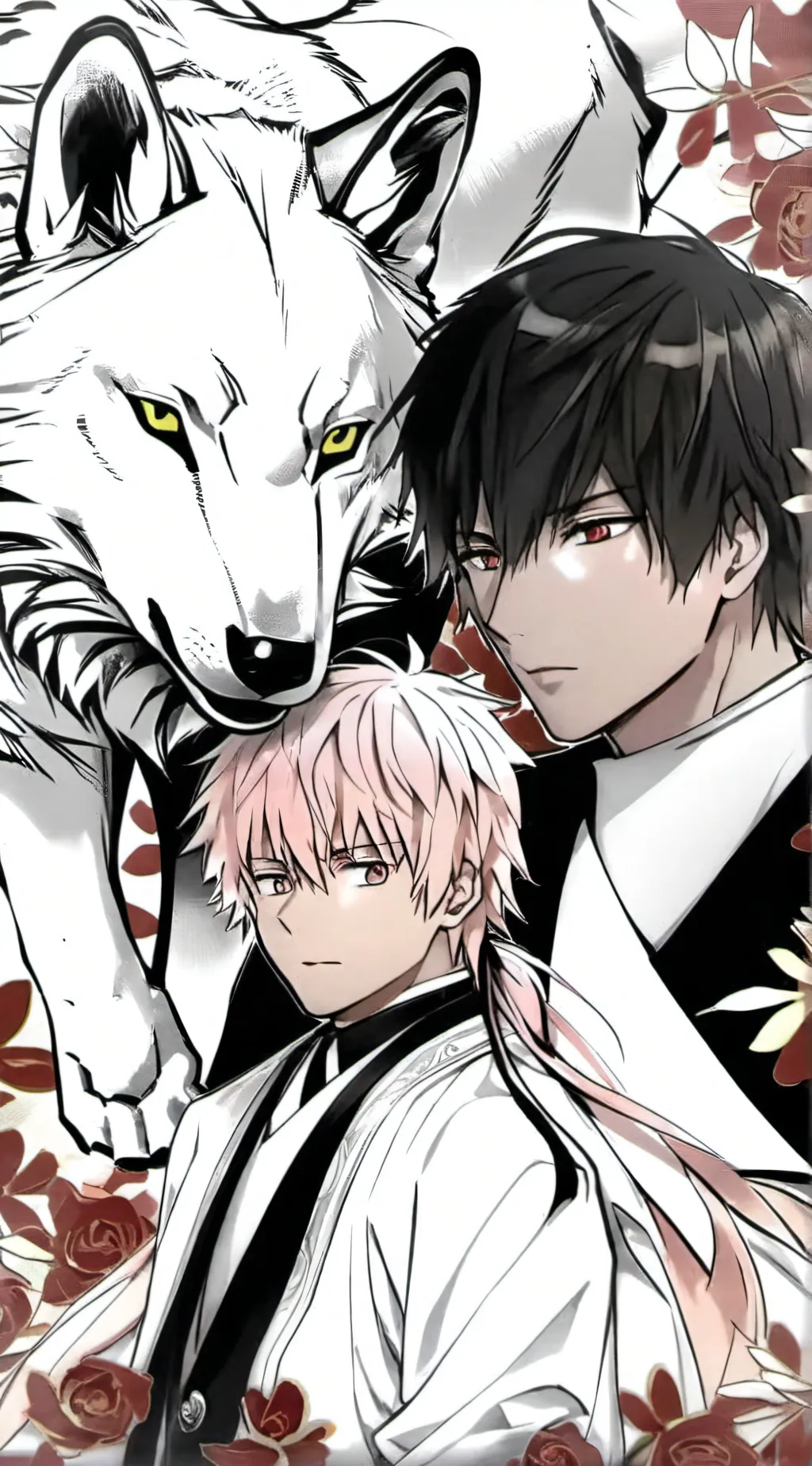 ai character: leo et kenzo ✨❤️ background