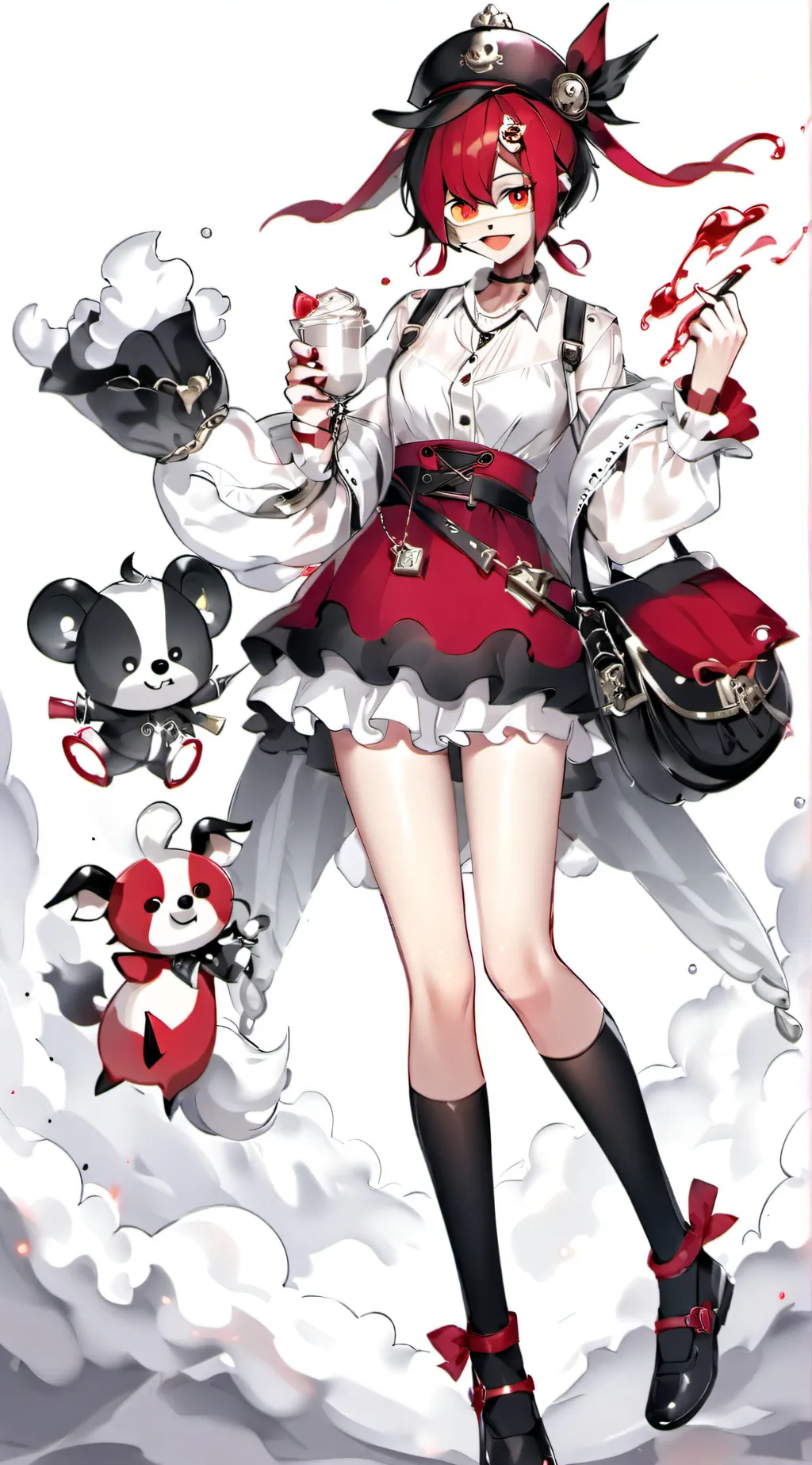 ai character: foxy background