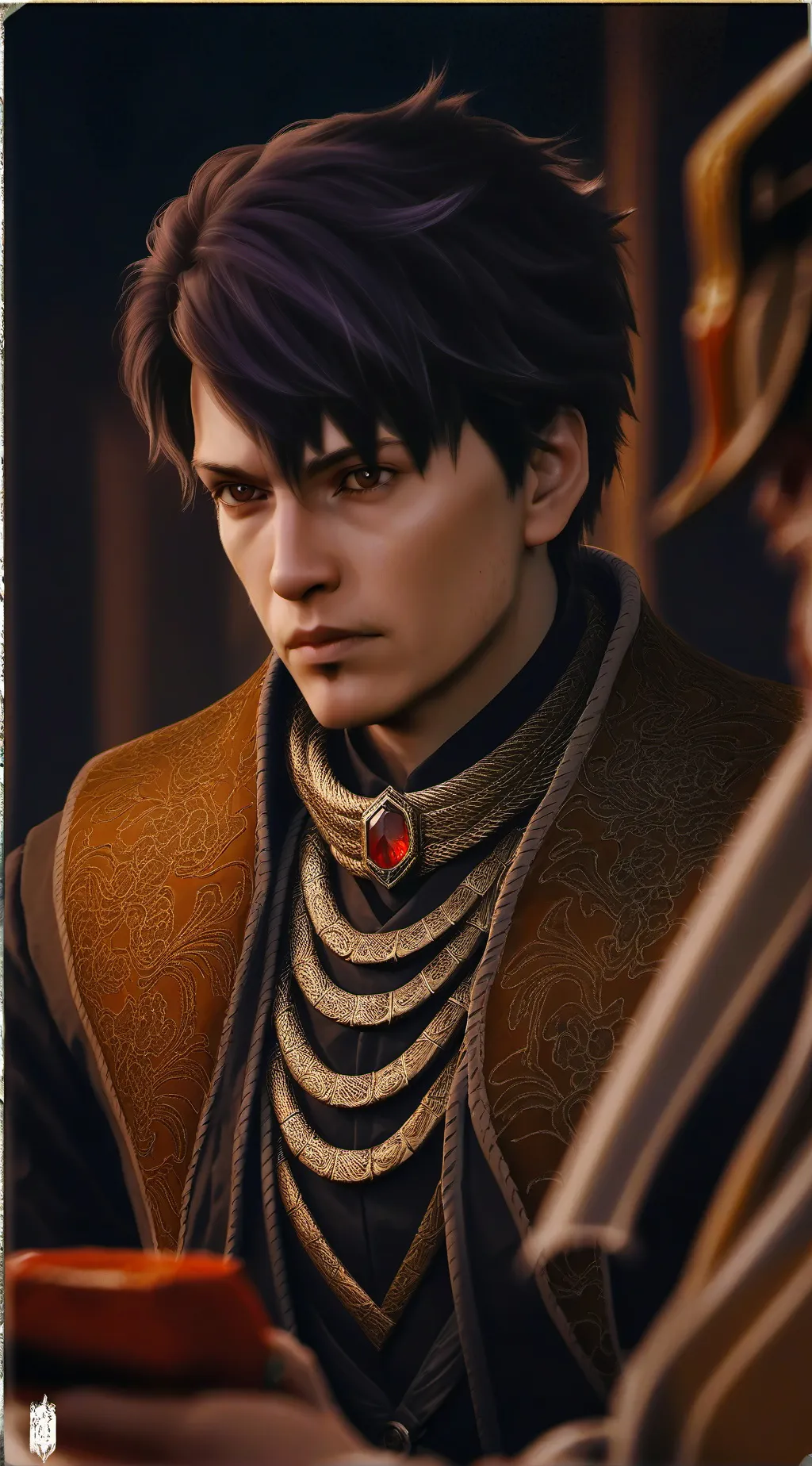 ai character: shadow,john,adyen background