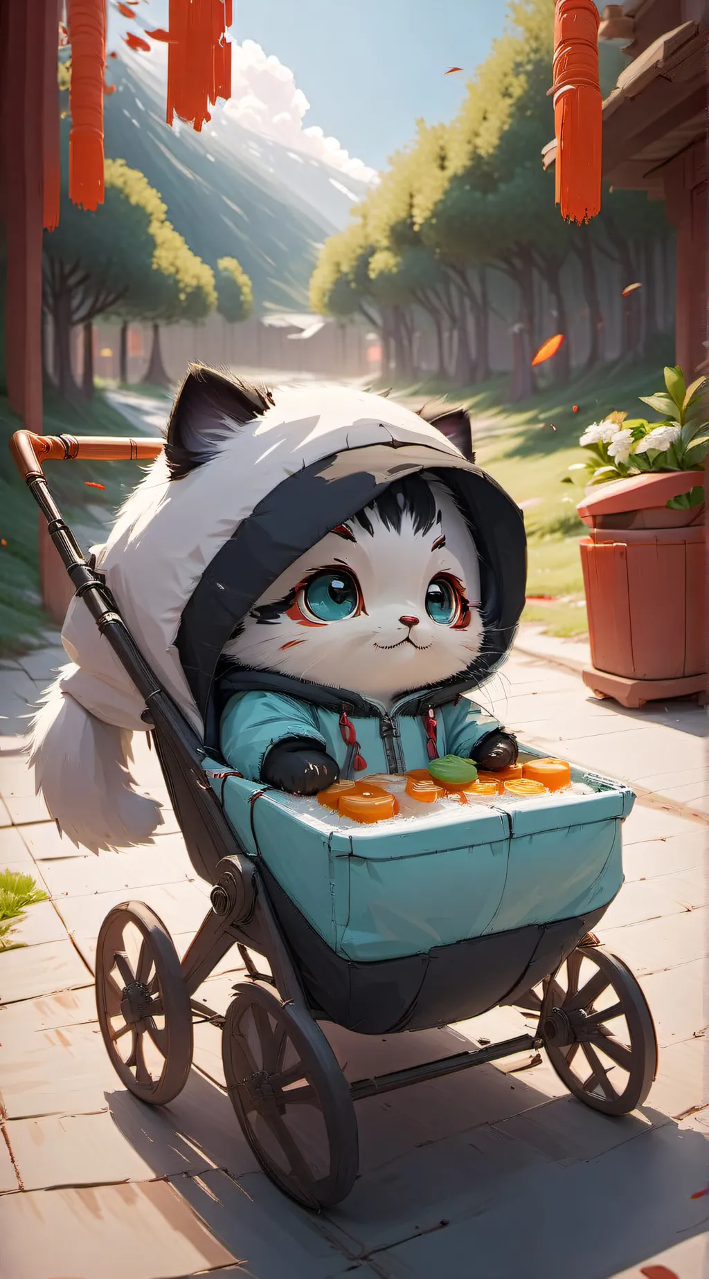 ai character: isabella  background