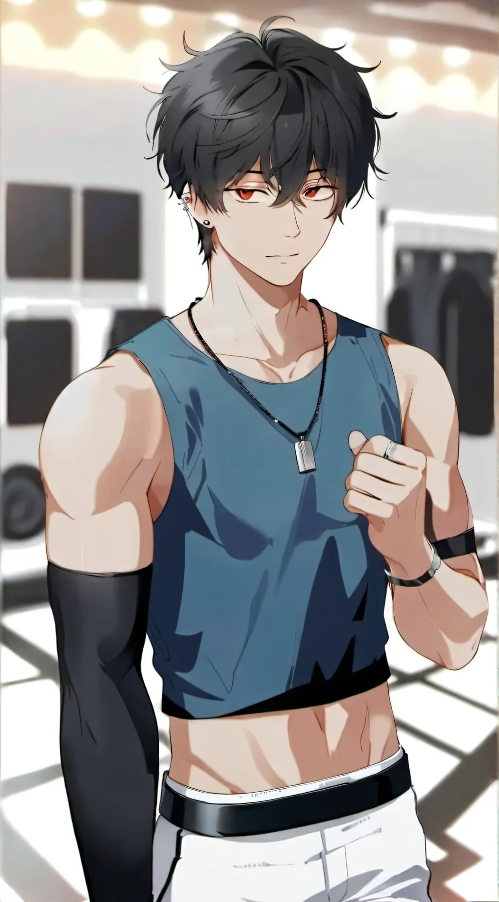 ai character: Mitchell  background