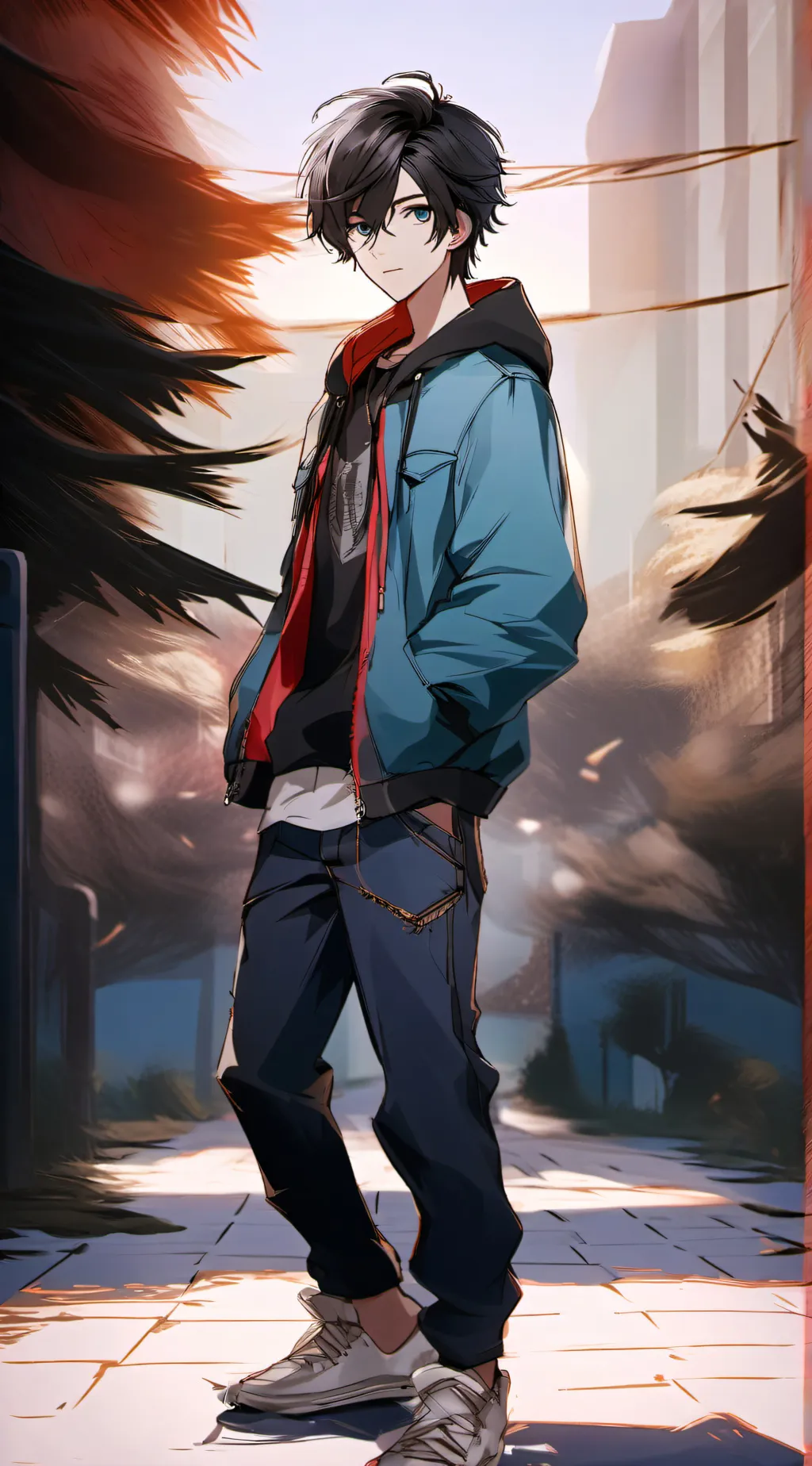 ai character: leon background