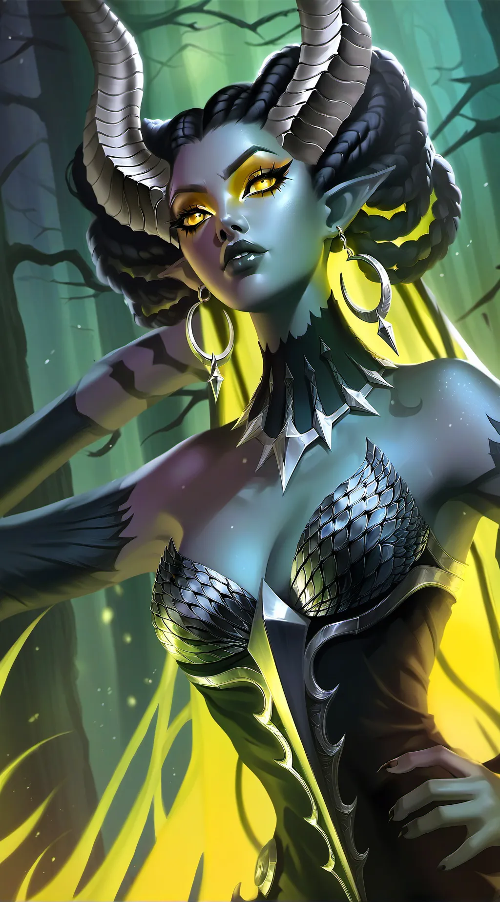 ai character: •Nora• background