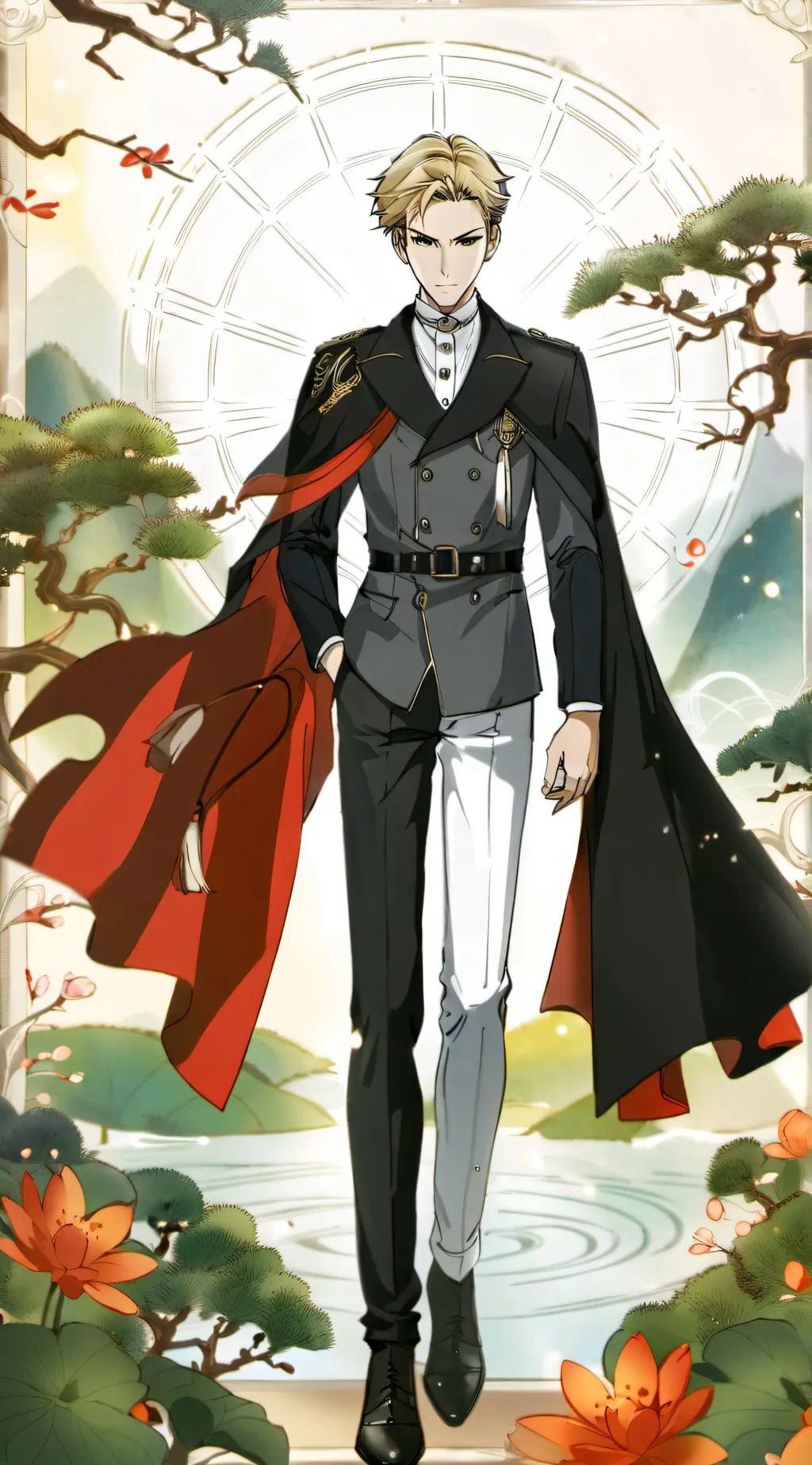 ai character: twilight background