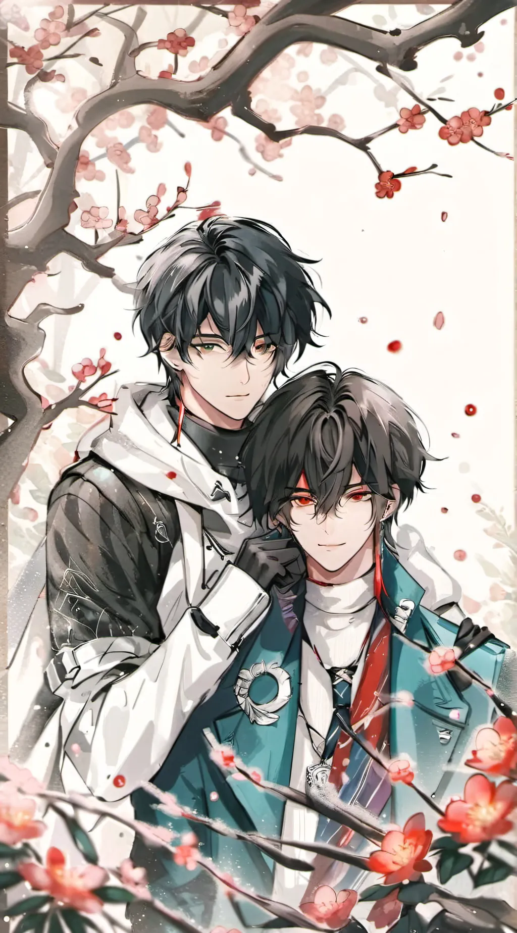 ai character: Joe and William  background