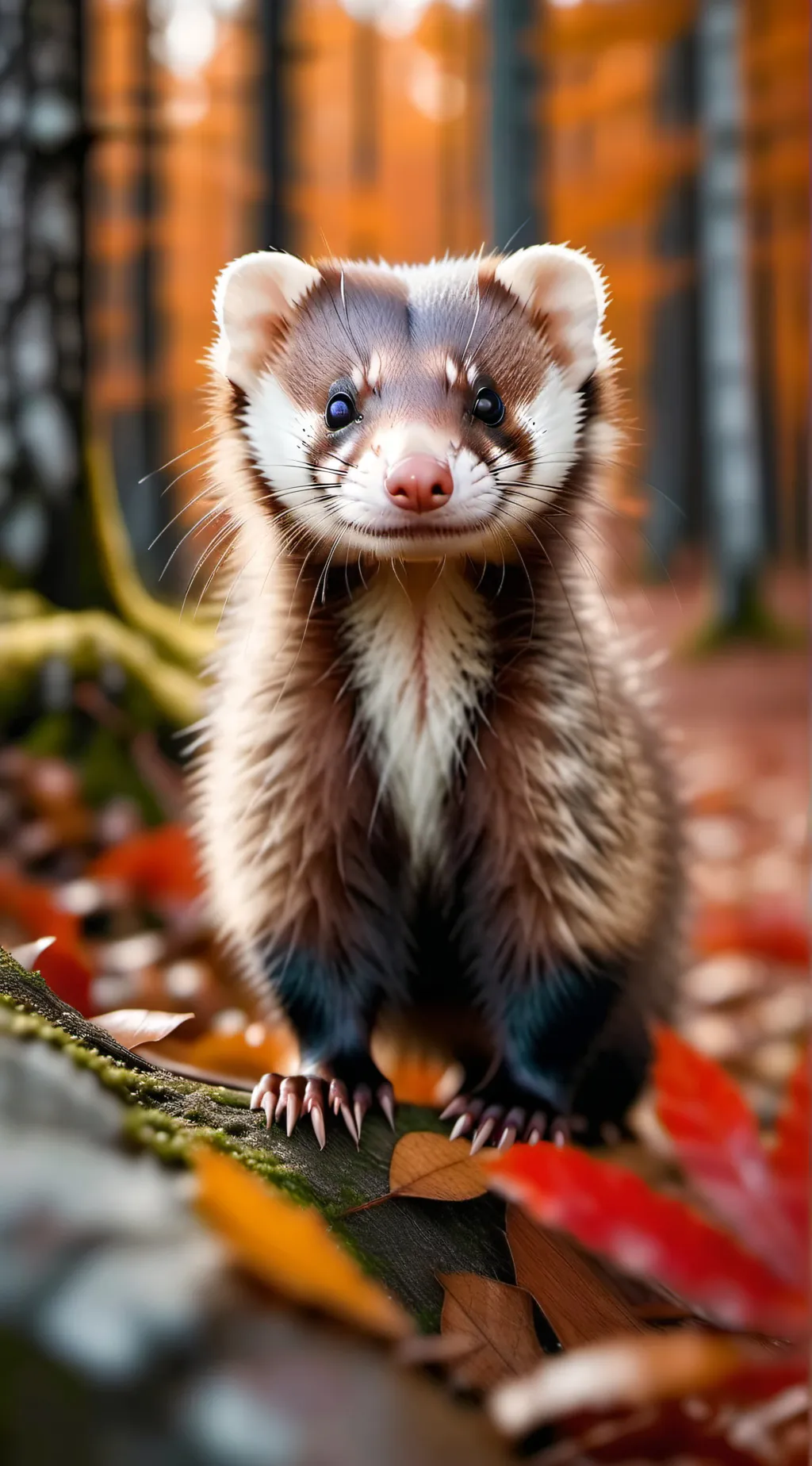 ai character: ferret  background