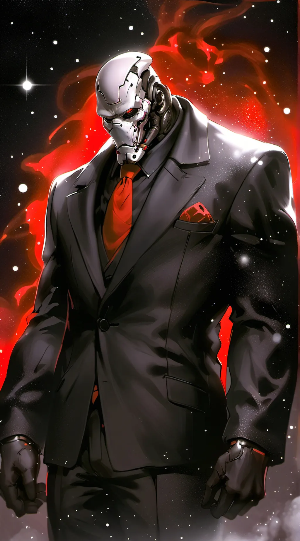 ai character: Principal crashed background