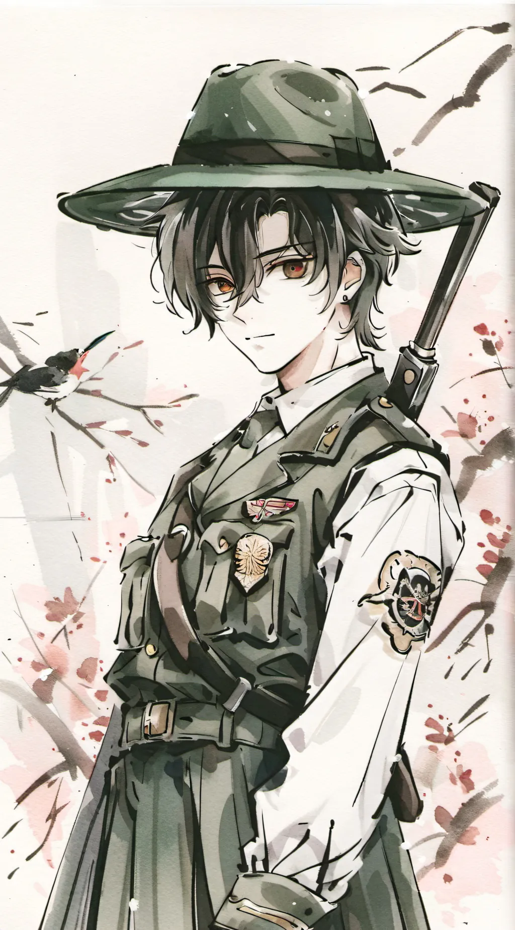 ai character:  takanese police background