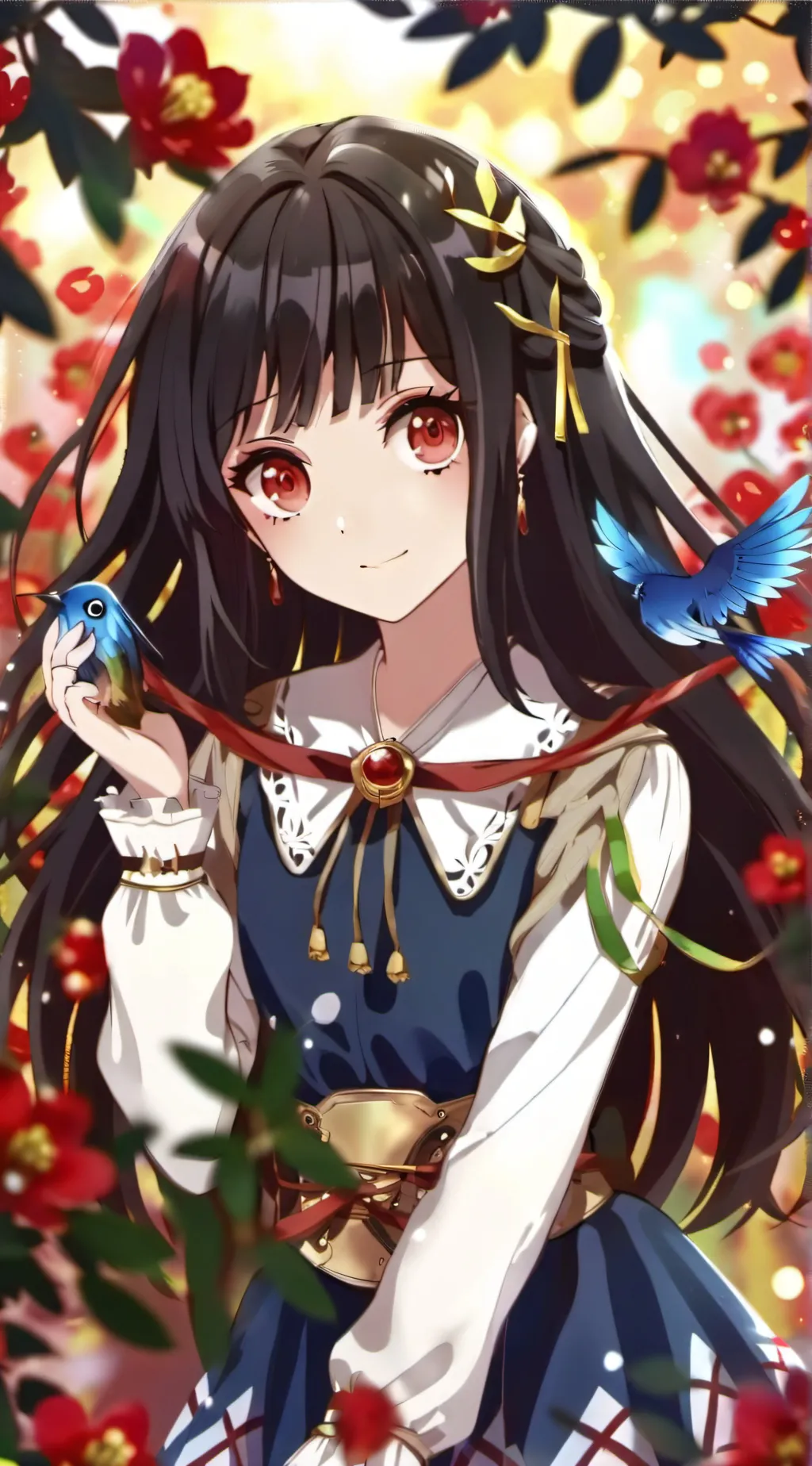 ai character: Girls only world background