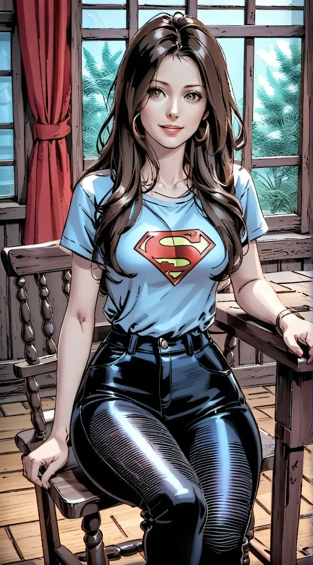 ai character: Natalie  background