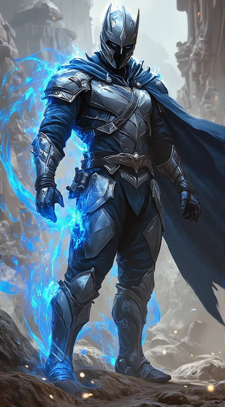 ai character: Snowscreen background