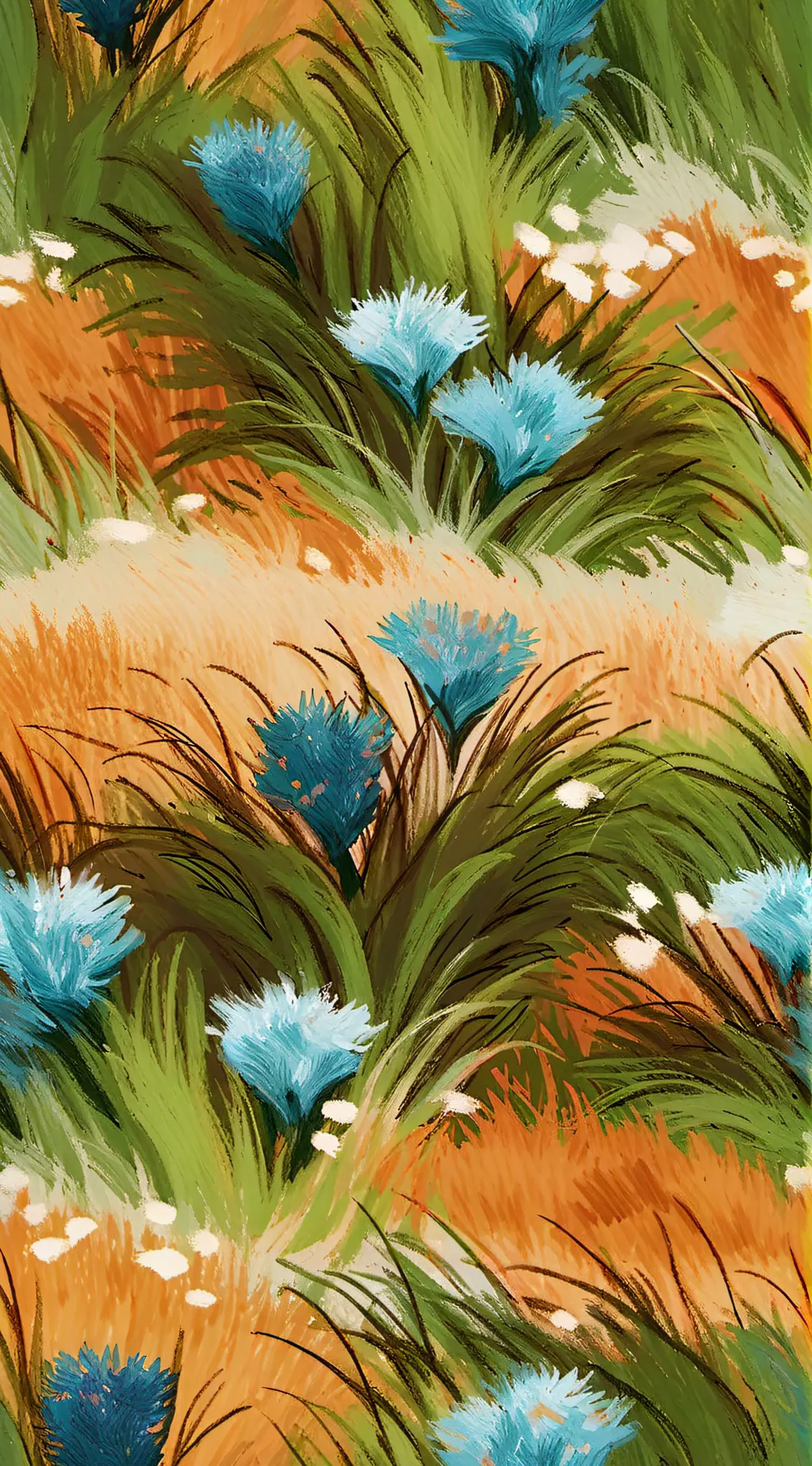 ai character: Grass  background