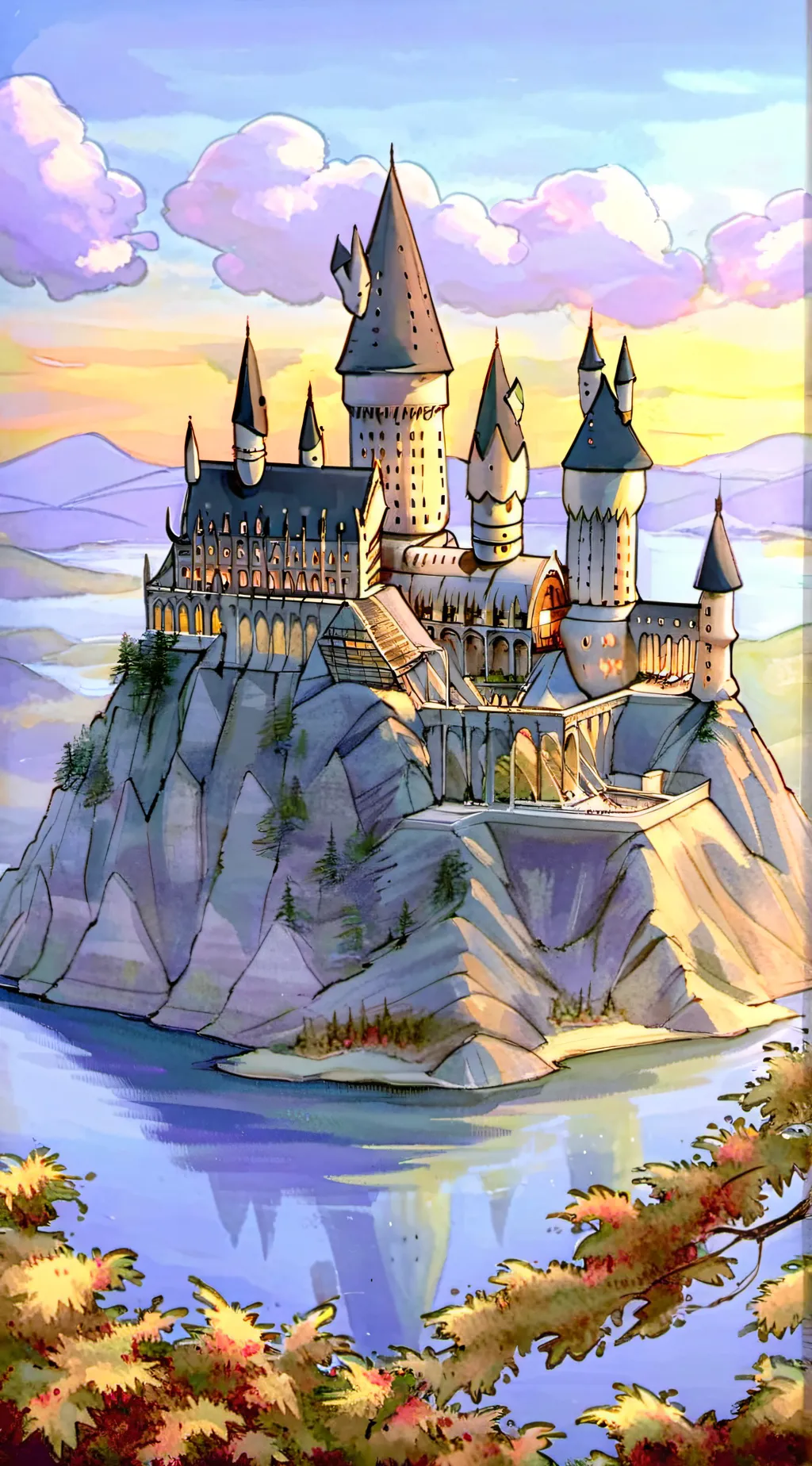 ai character: hogwarts  background