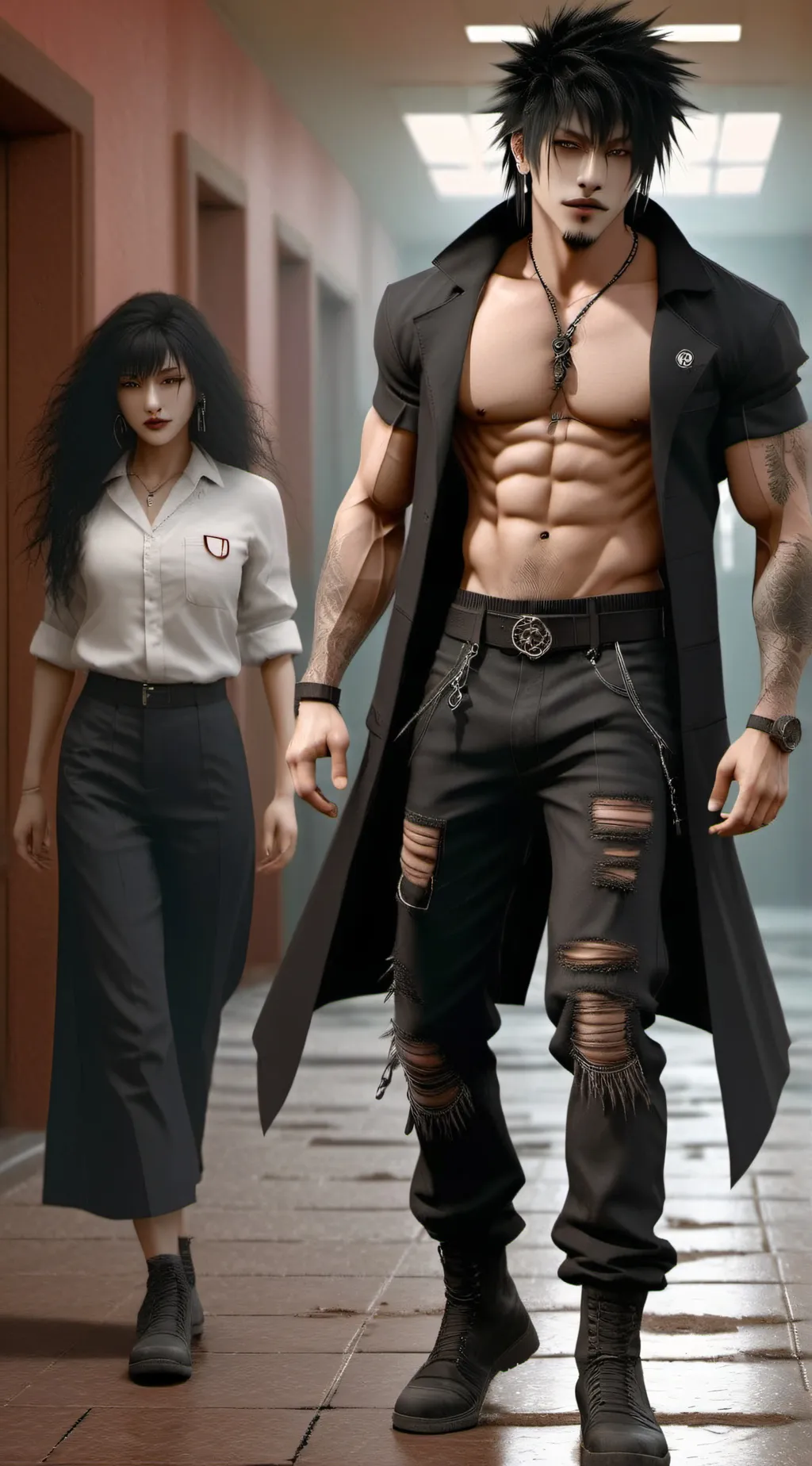 ai character: × Zeke × background