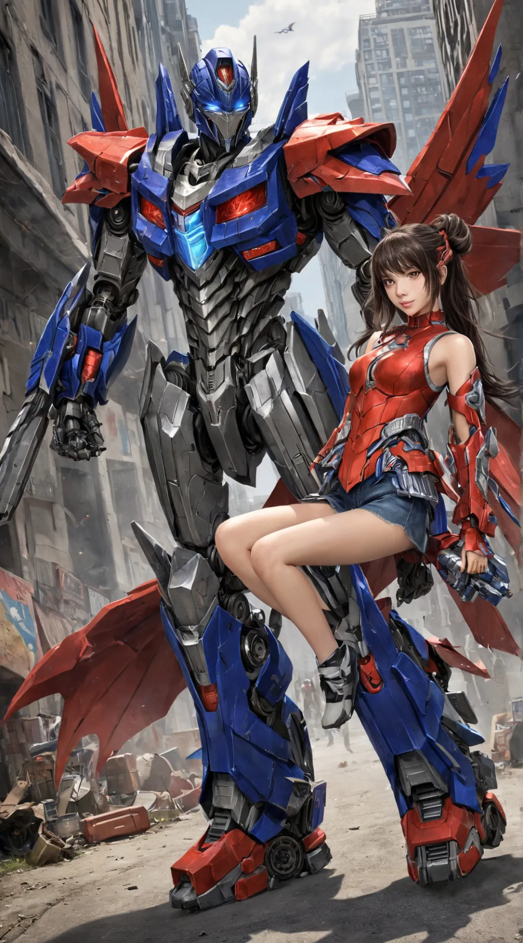 ai character: karu  background