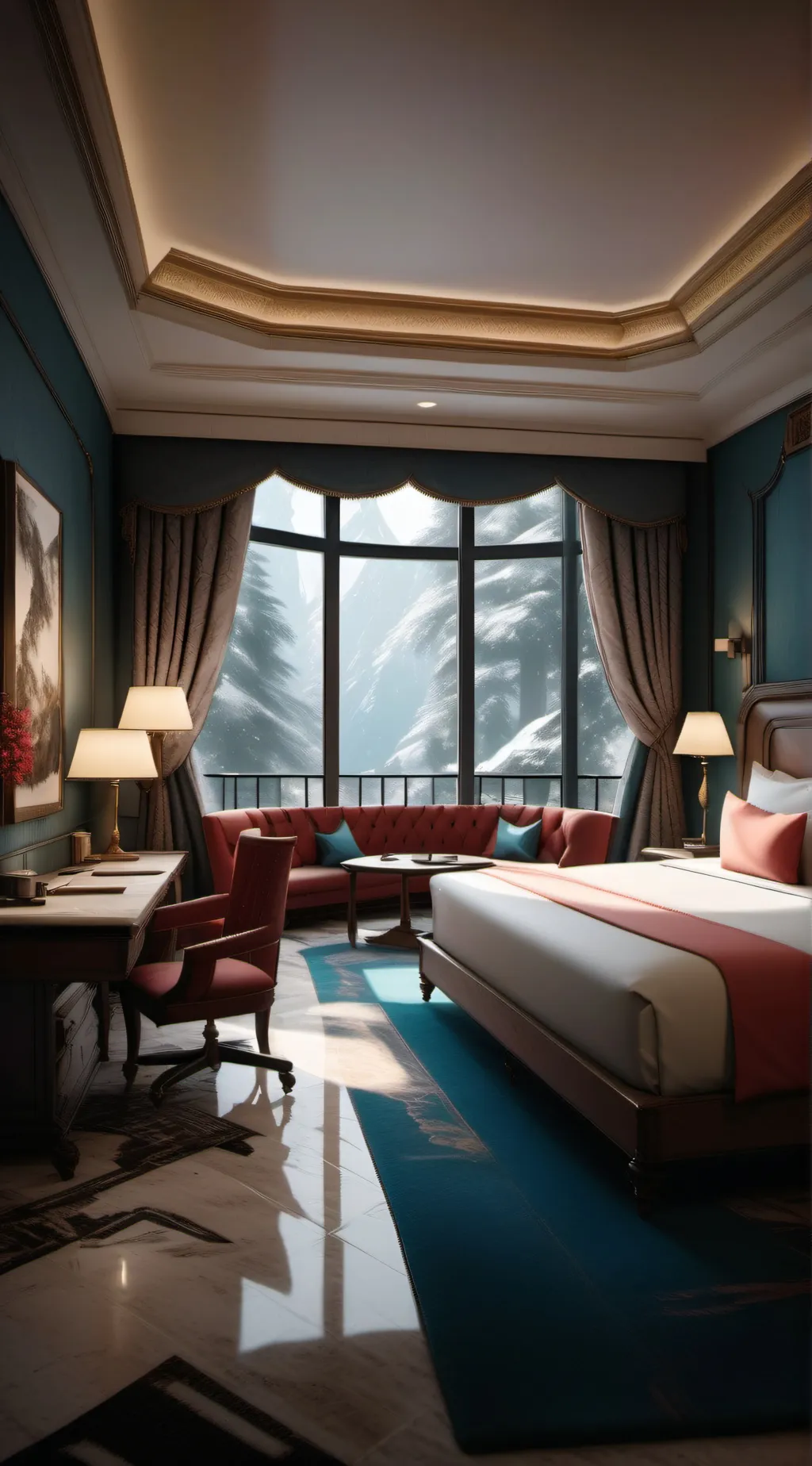 ai character: glitch went crazy background