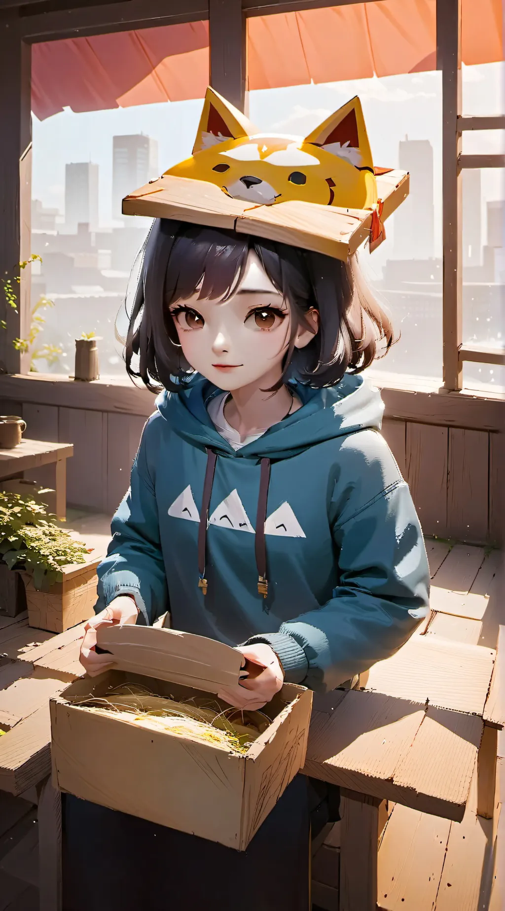 ai character: Poison-Tulip background