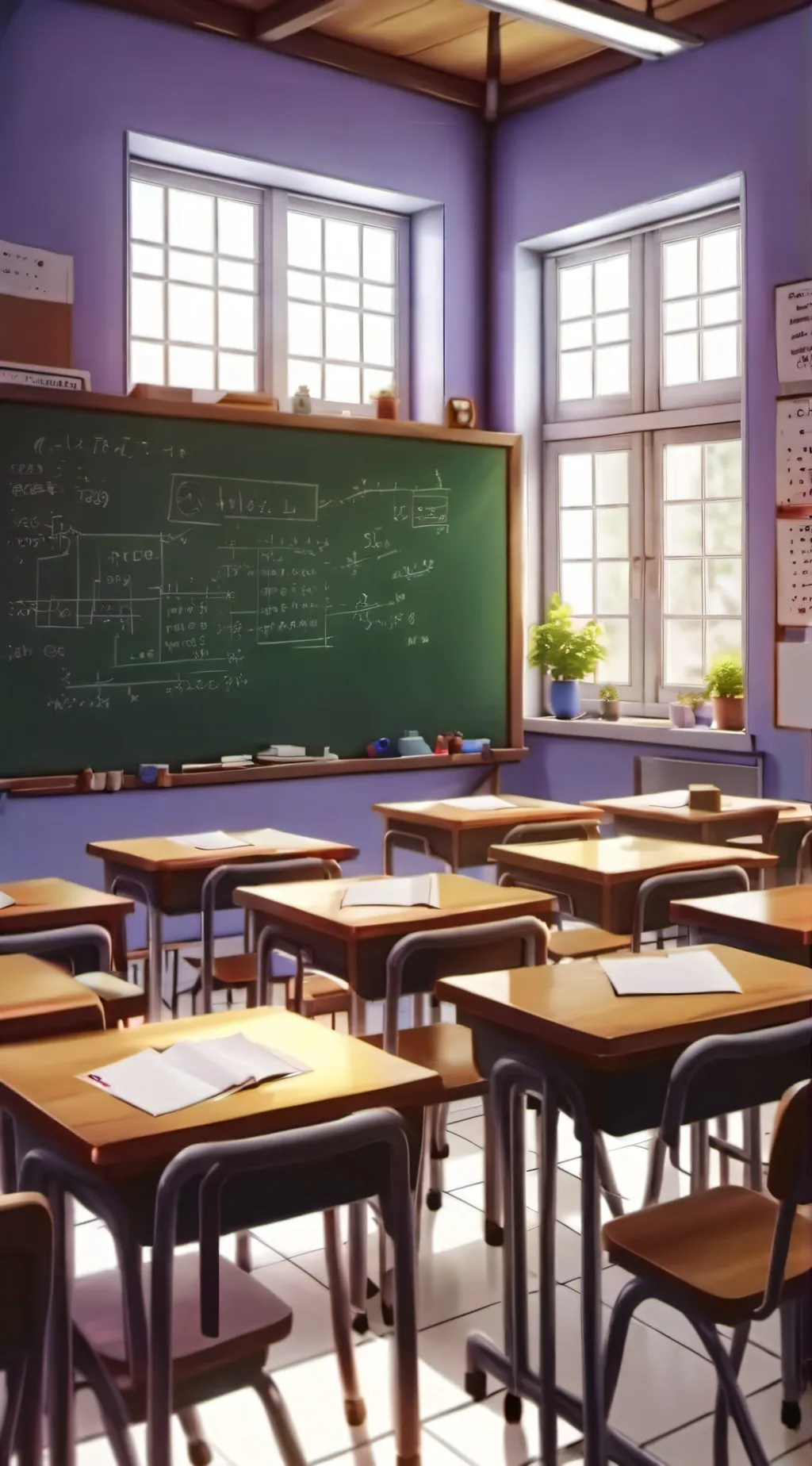 ai character: MHA - New Student background