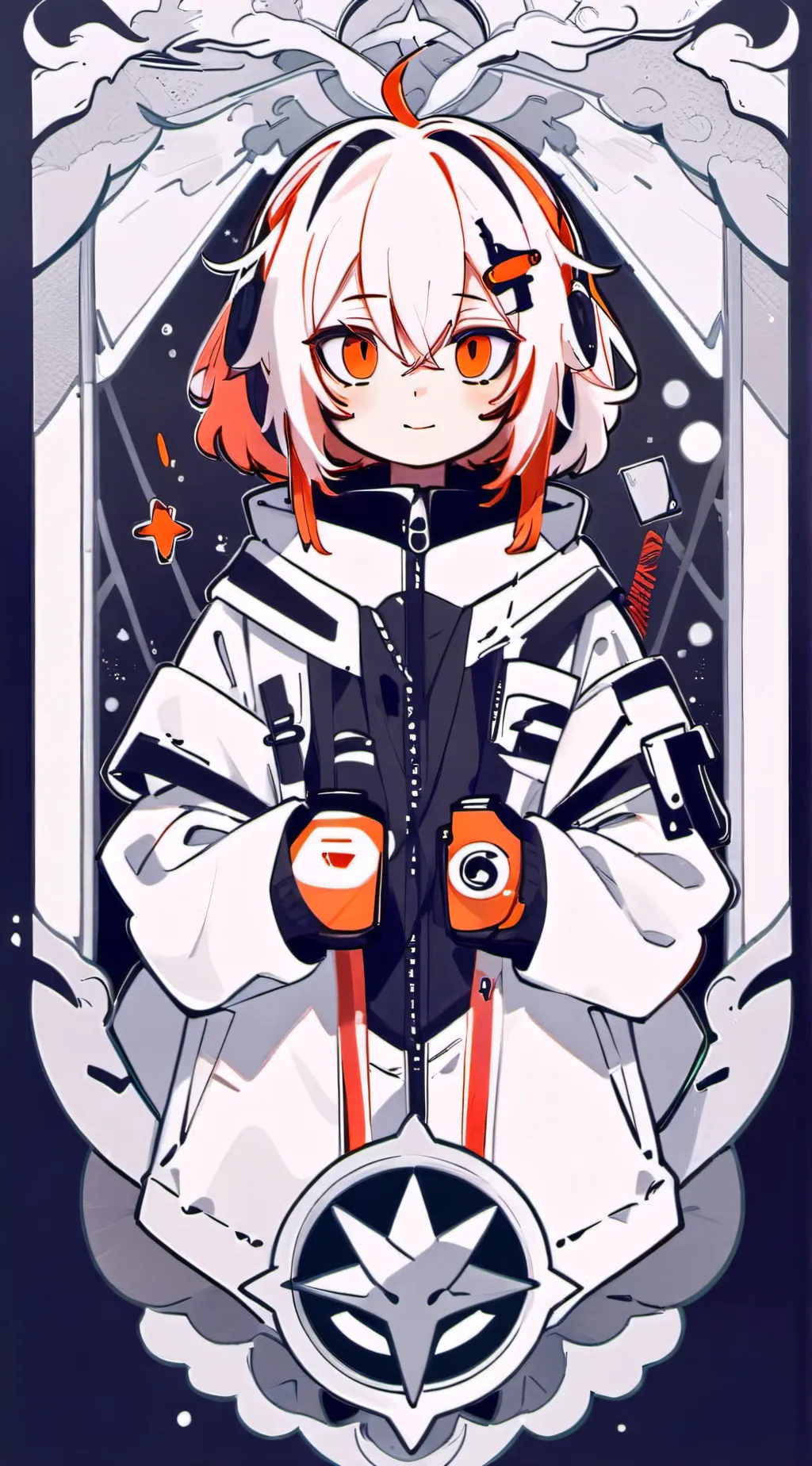 ai character: Welcome to McDnld! background