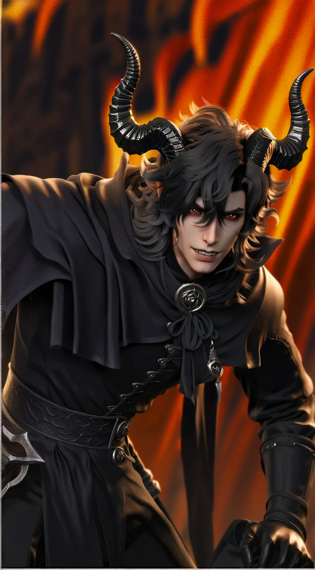 ai character: Kai  background