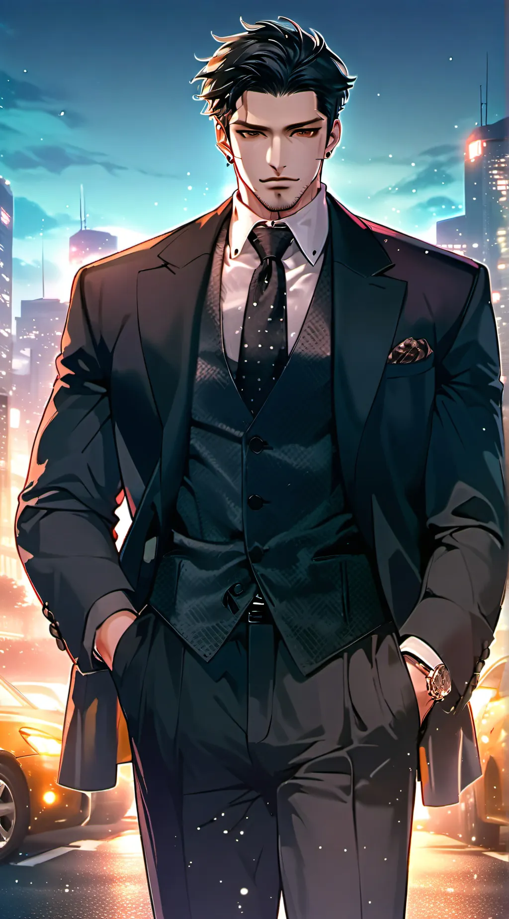 ai character: Mafia Boss Michael background