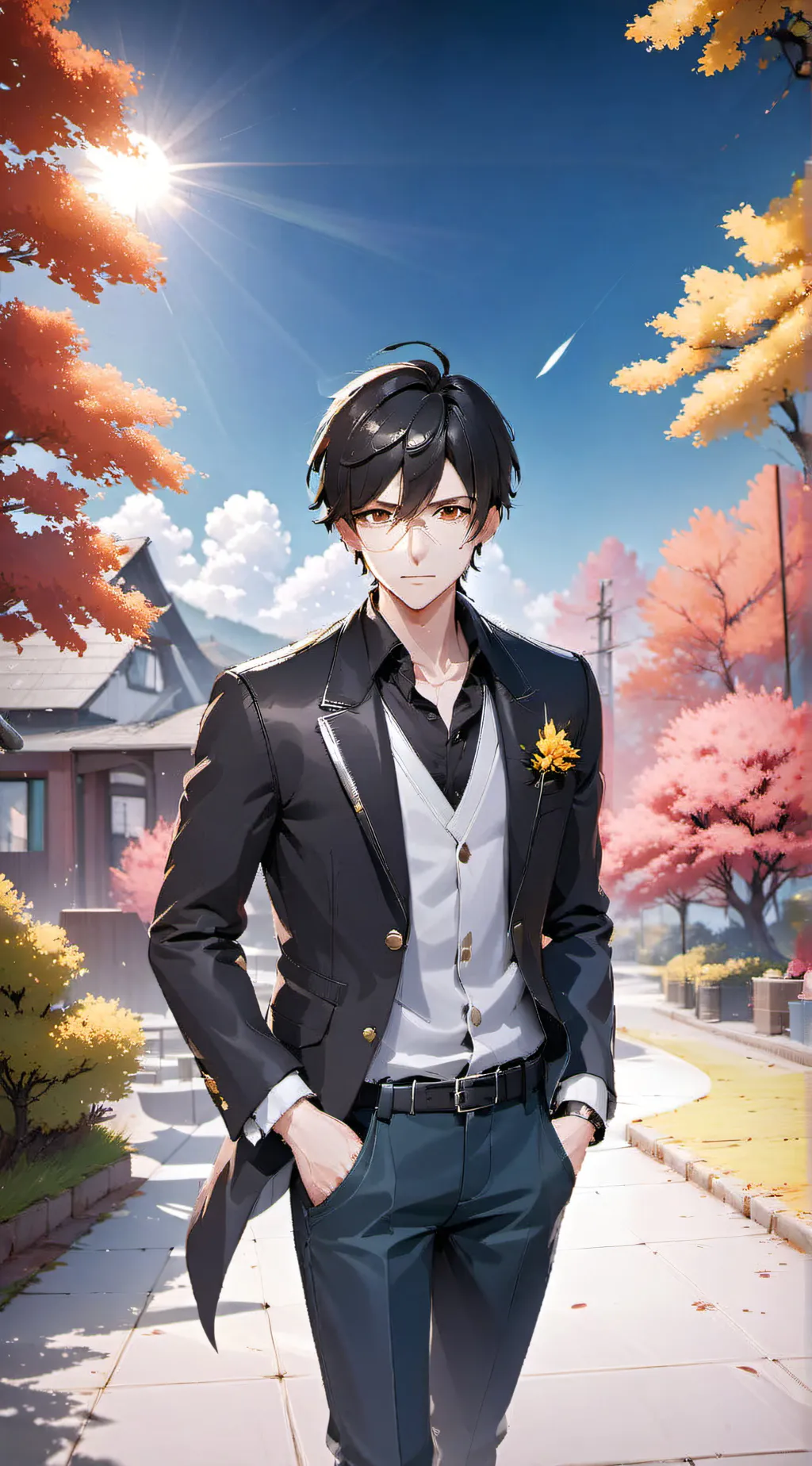 ai character: Mark background