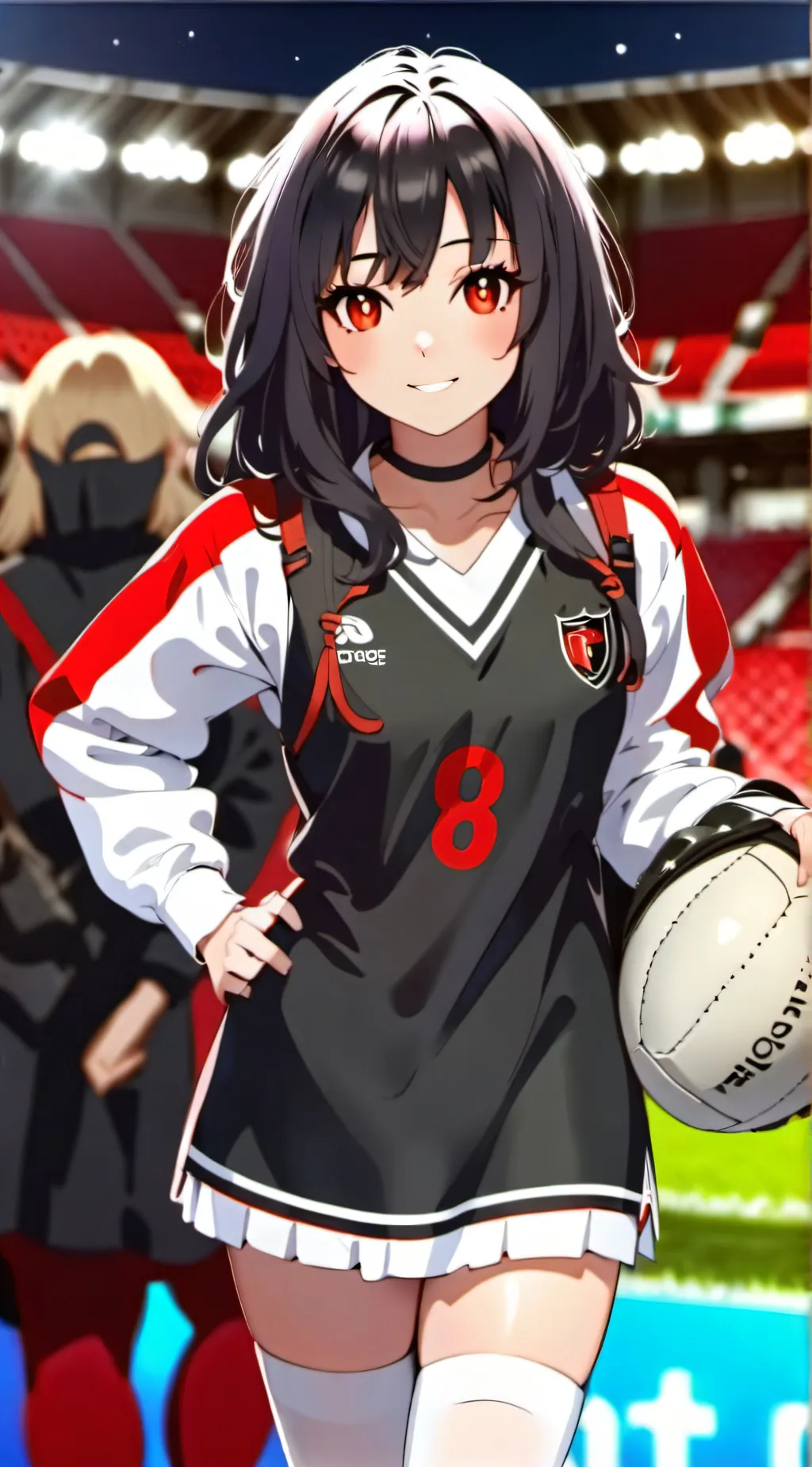 ai character: Émilie  background