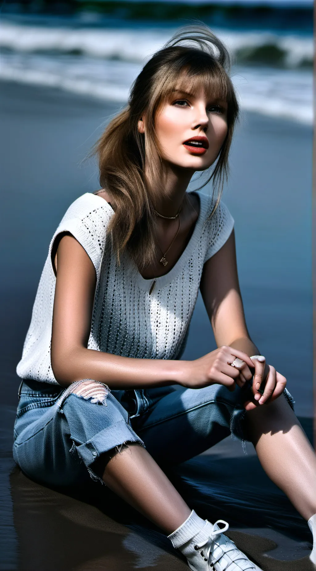 ai character: HH (Beach day) background