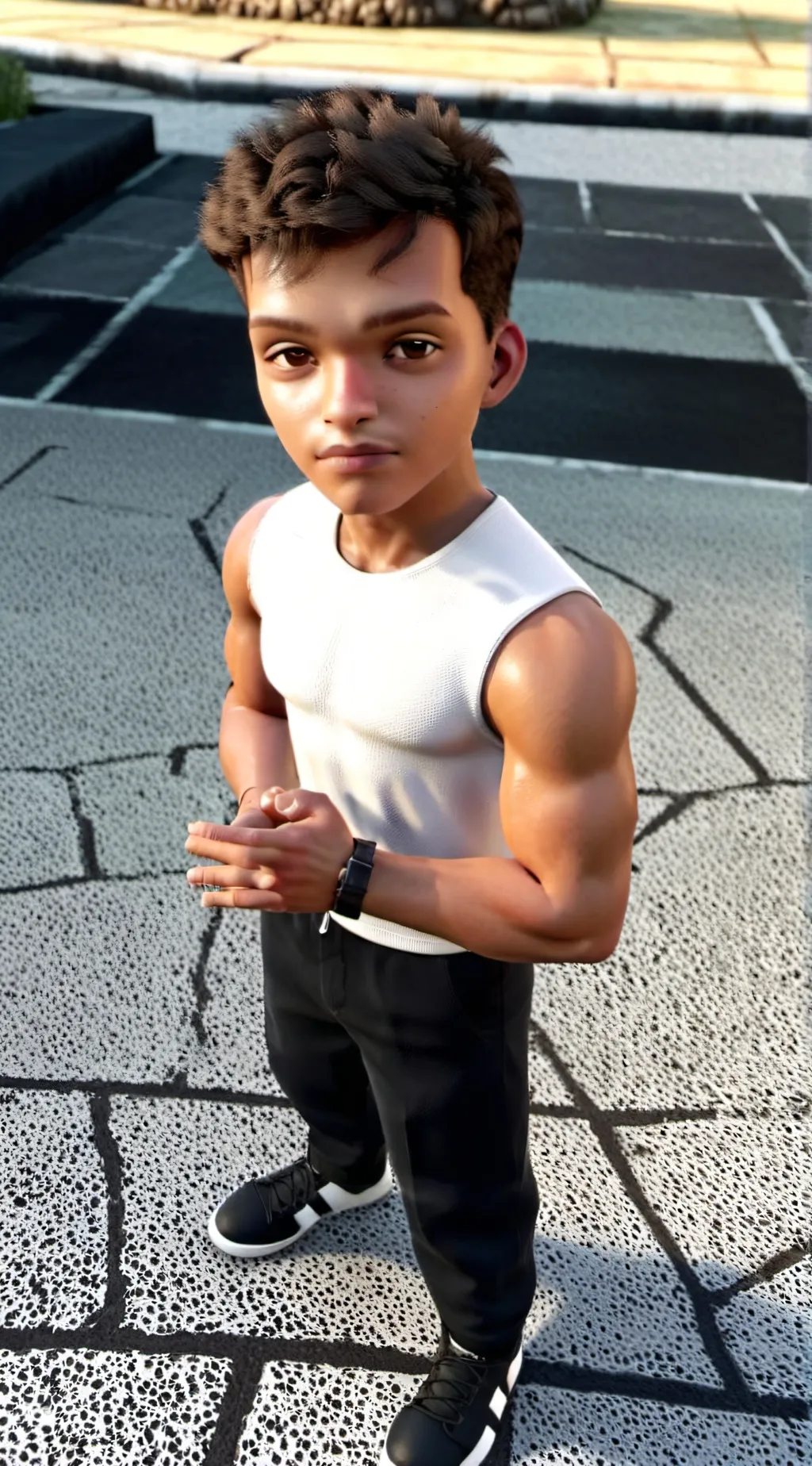 ai character: Michael  background