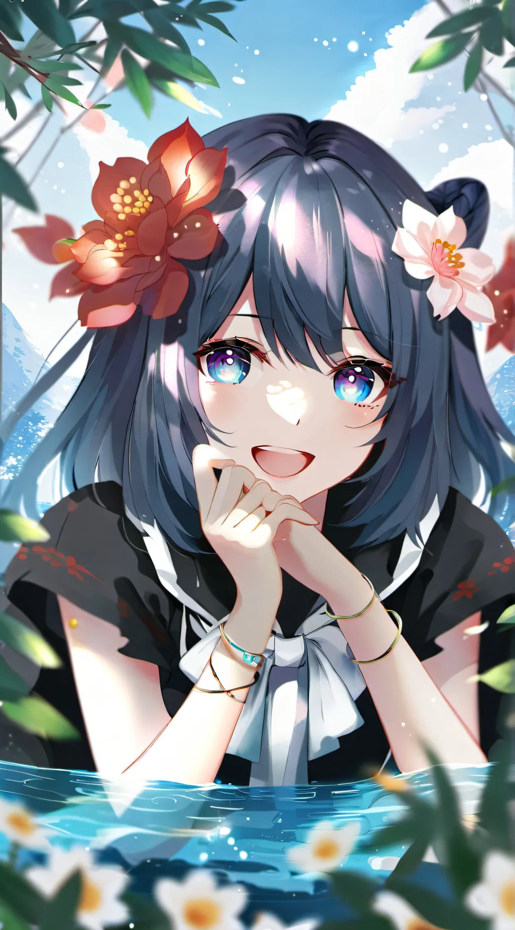 ai character: mitsu maki arki background