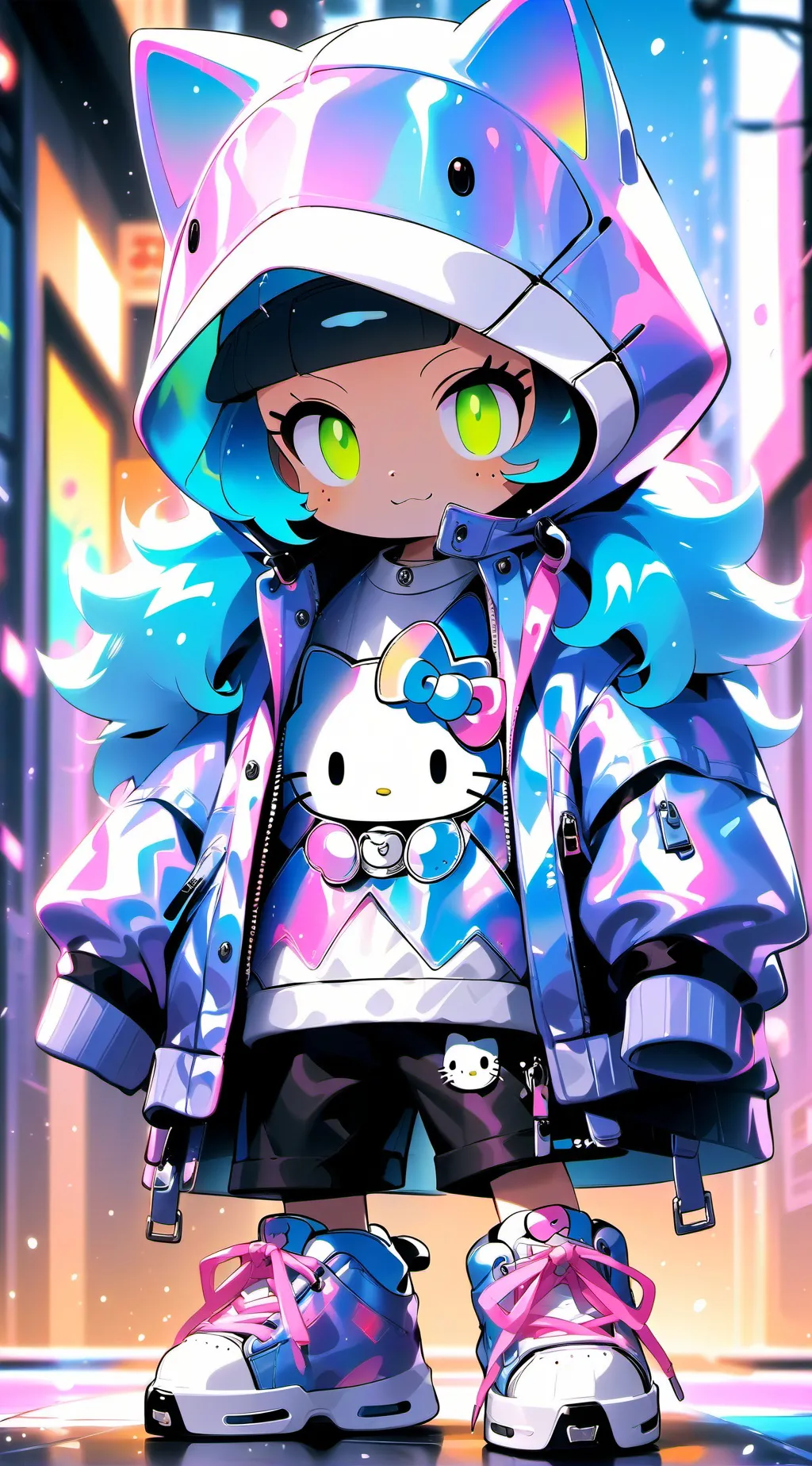 ai character: kuromi background