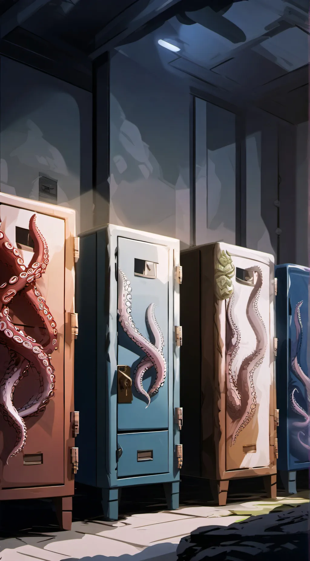ai character: Tentacle locker background
