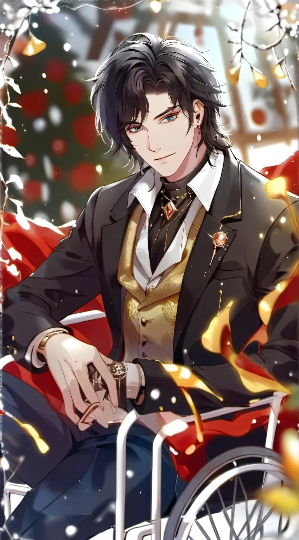 ai character: Lucas  background