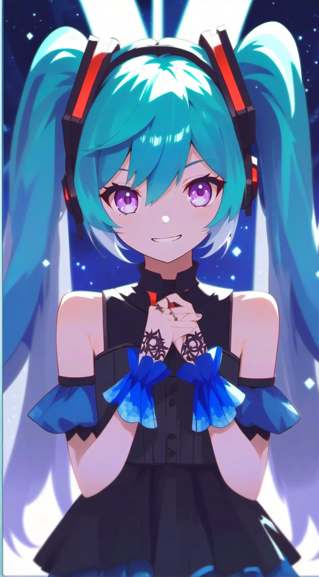 ai character: Yandere Miku background